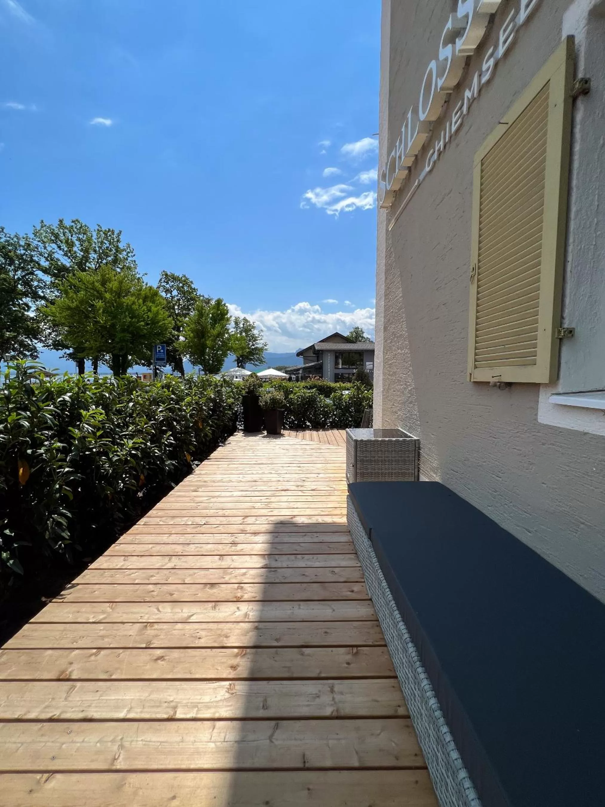 Balcony/Terrace in Hotel Schlossblick Chiemsee