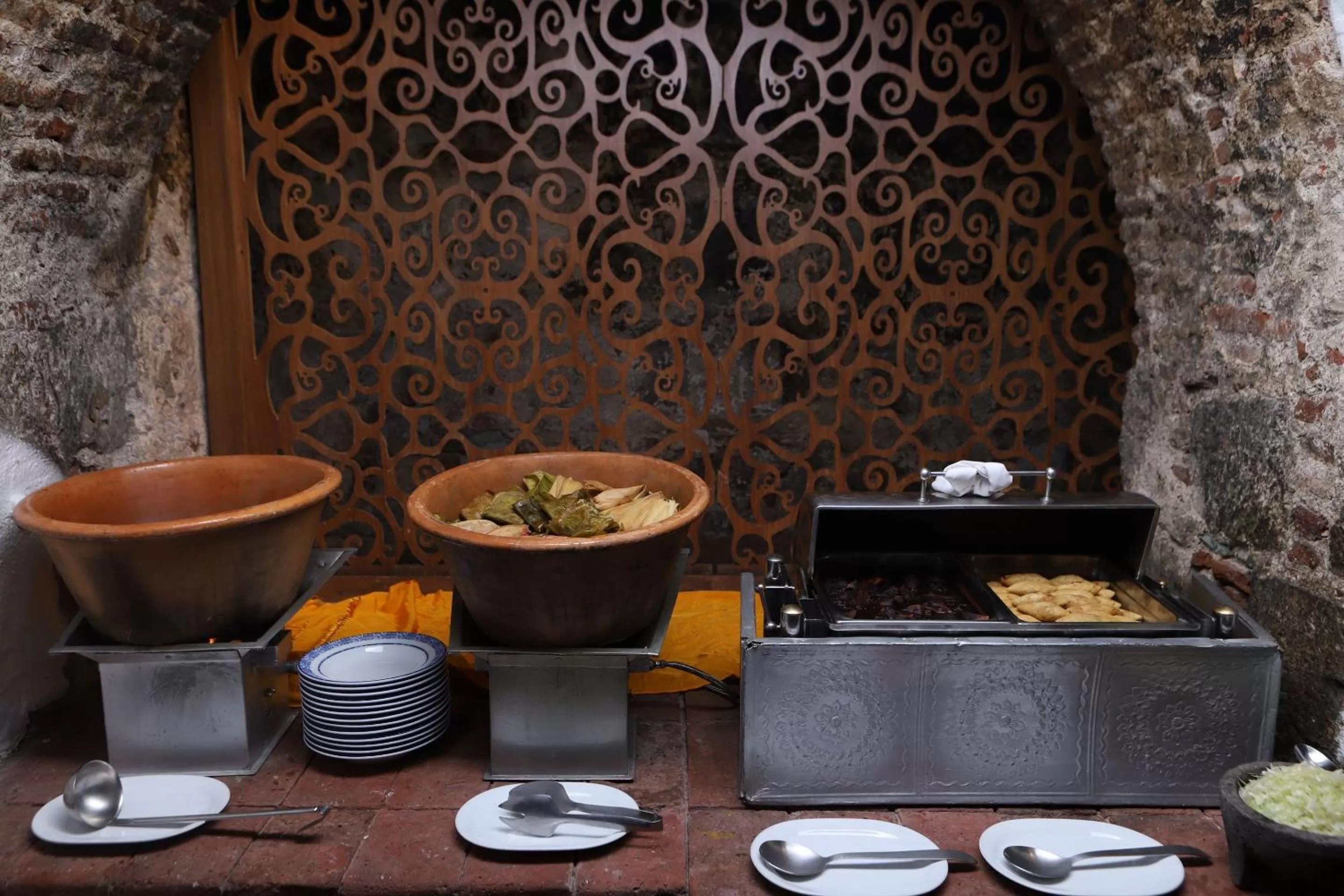 Buffet breakfast in Quinta Real Oaxaca