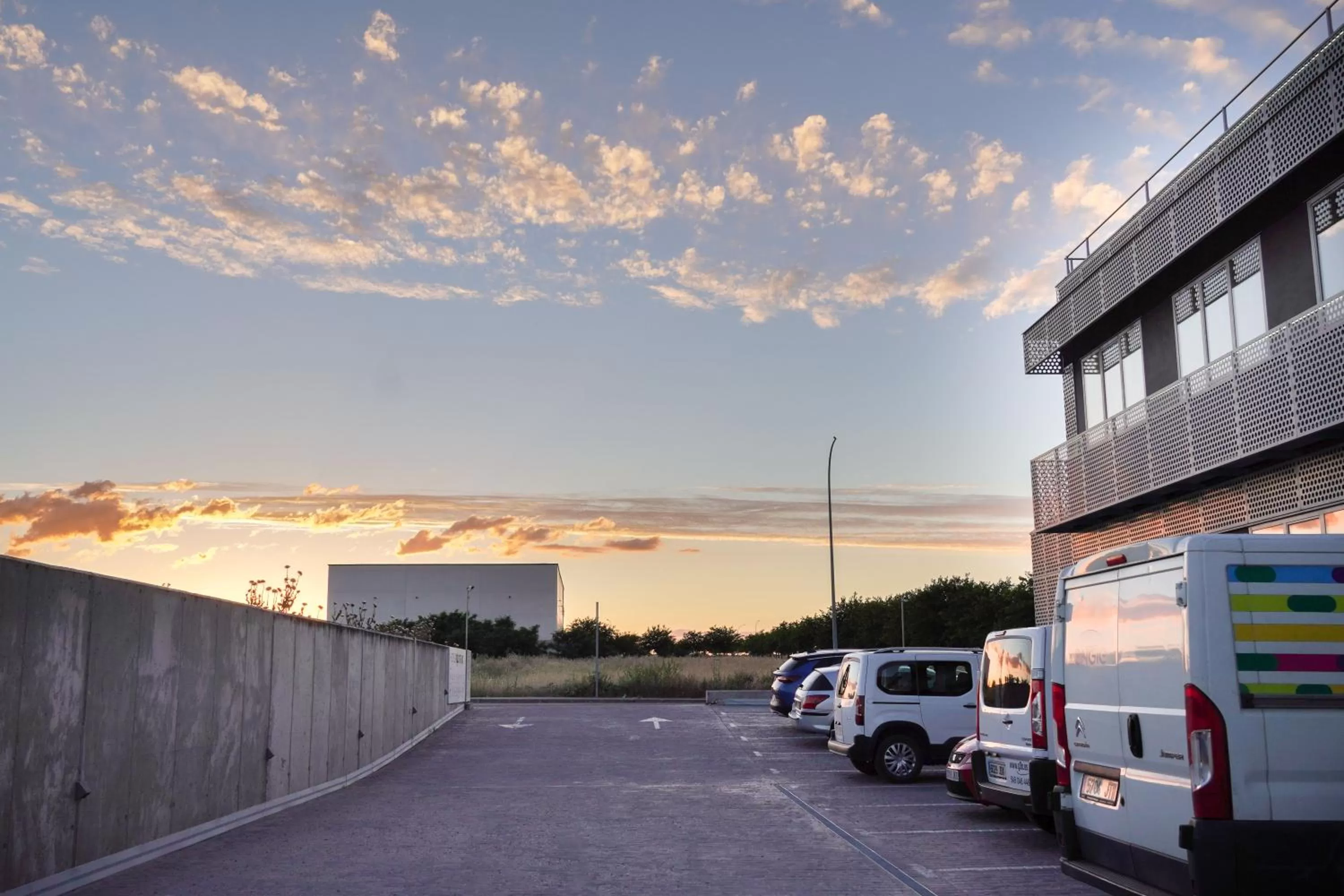 Sunset in Alda Route 42