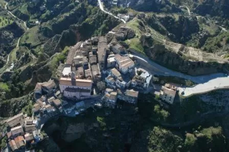 Bird's eye view in Palazzo dei Poeti