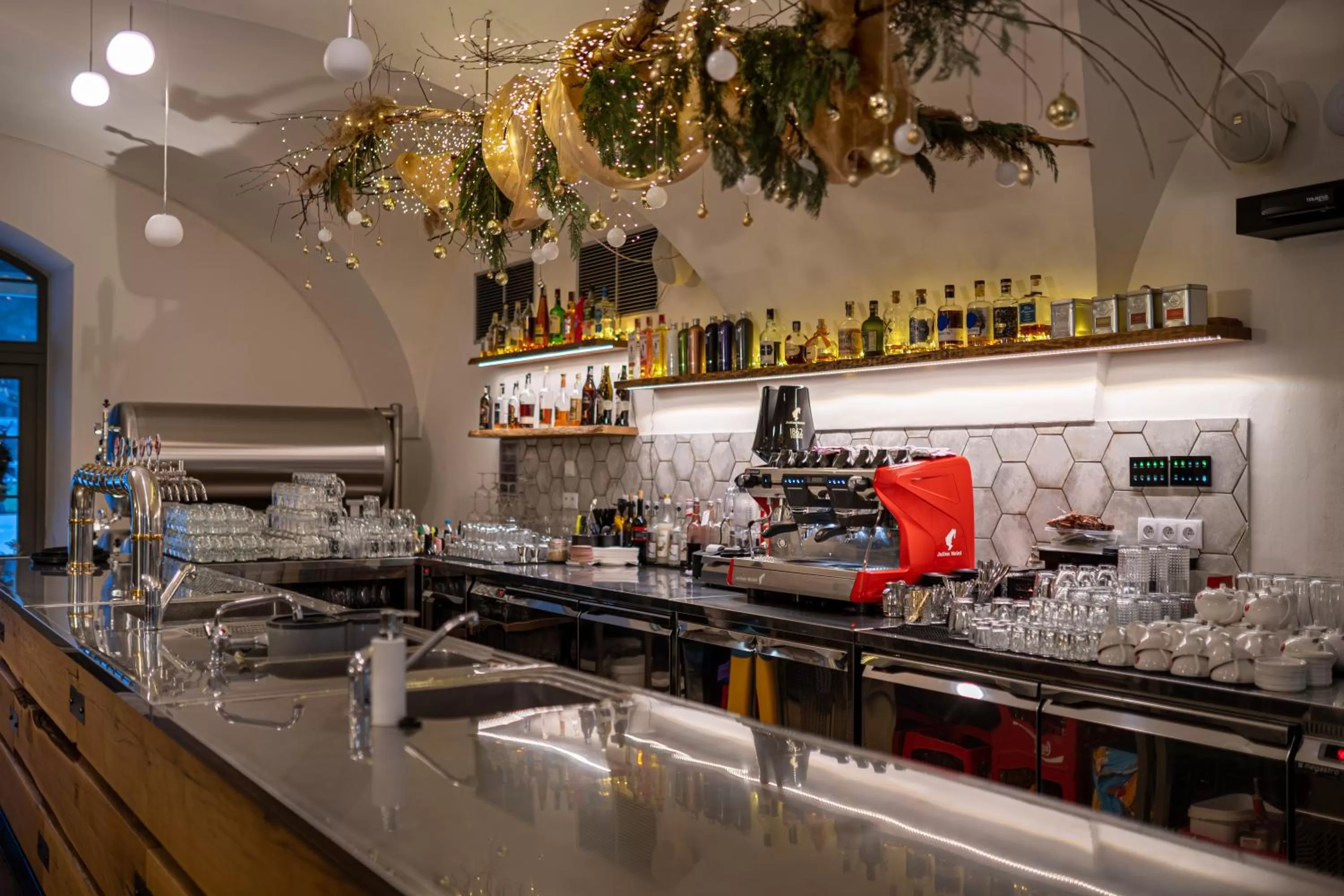 Restaurant/places to eat in Hotel Panský Pivovar