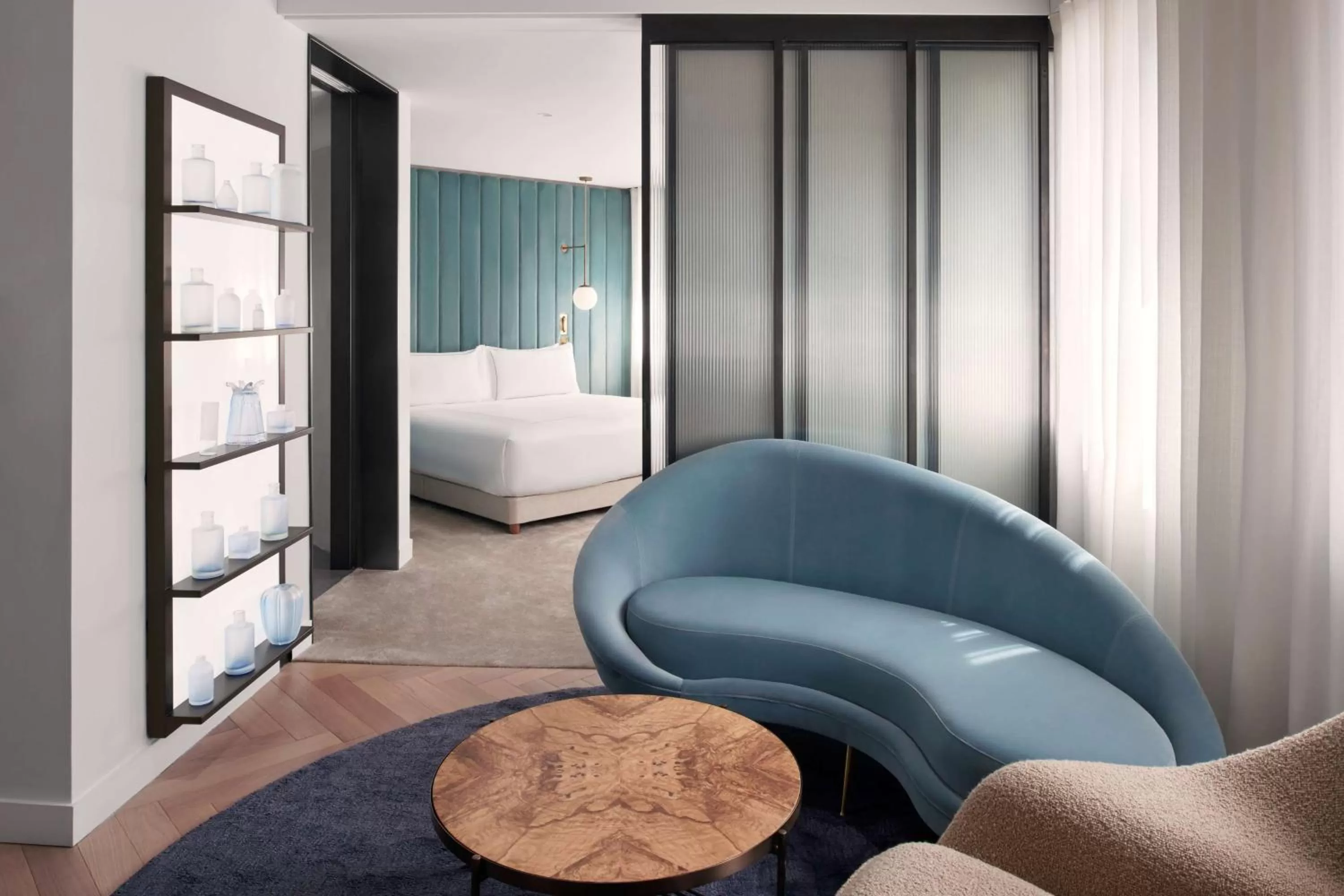 Living room, Bed in Canopy by Hilton London City