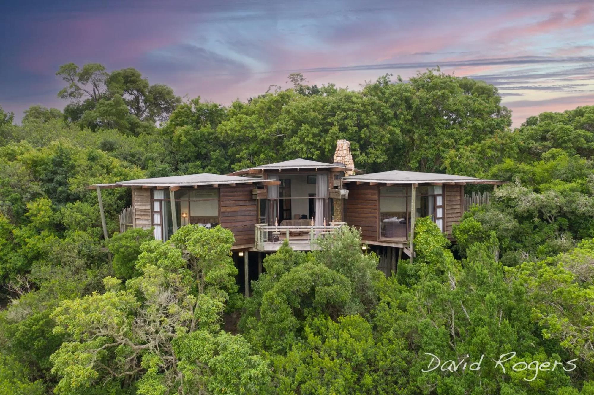 Property building in Tsala Treetop Lodge