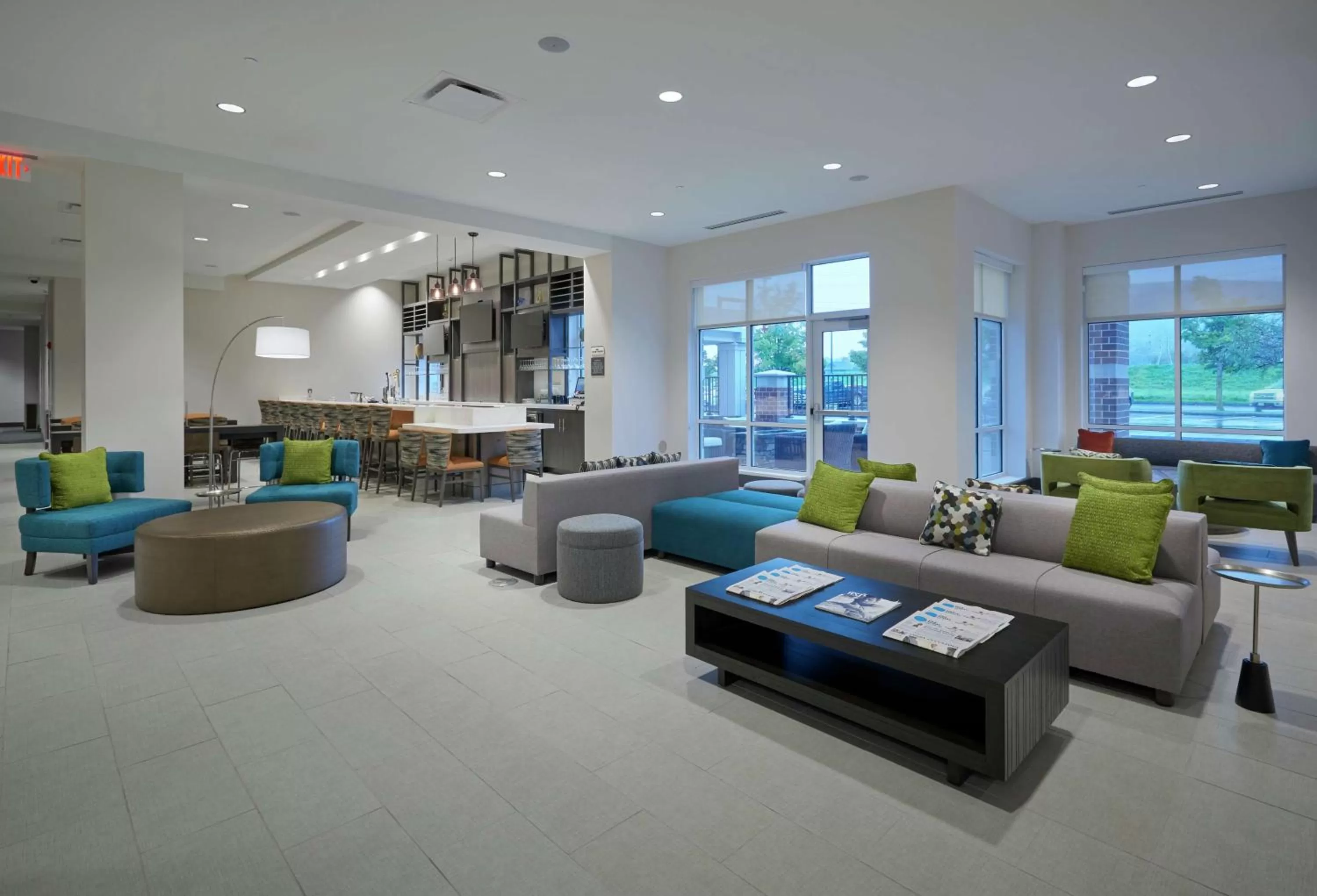 Lobby or reception in Hilton Garden Inn Corning Downtown