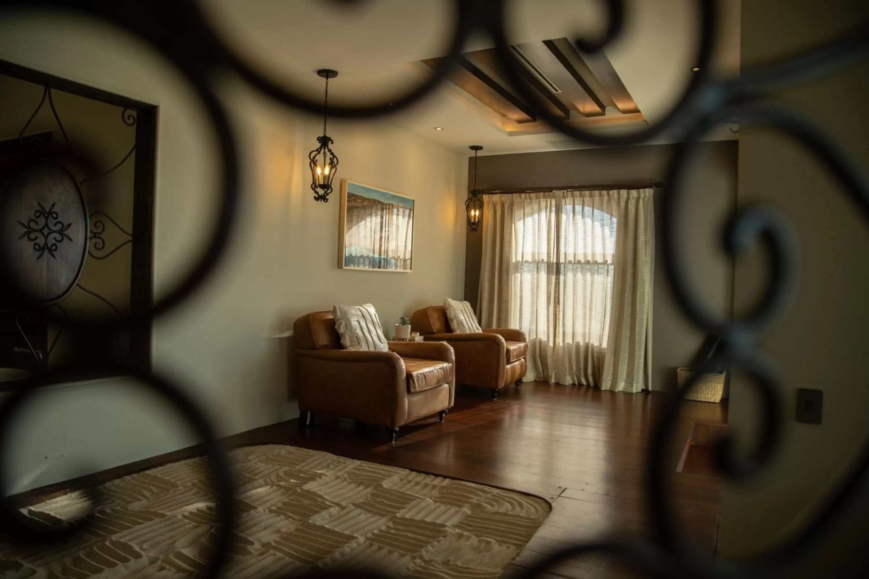 Living room in Orchid House Baja