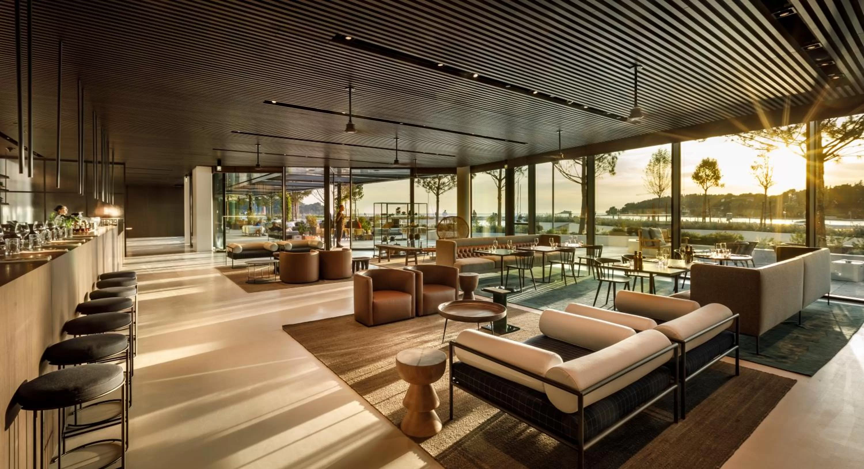 Restaurant/places to eat in Grand Park Hotel Rovinj by Maistra Collection
