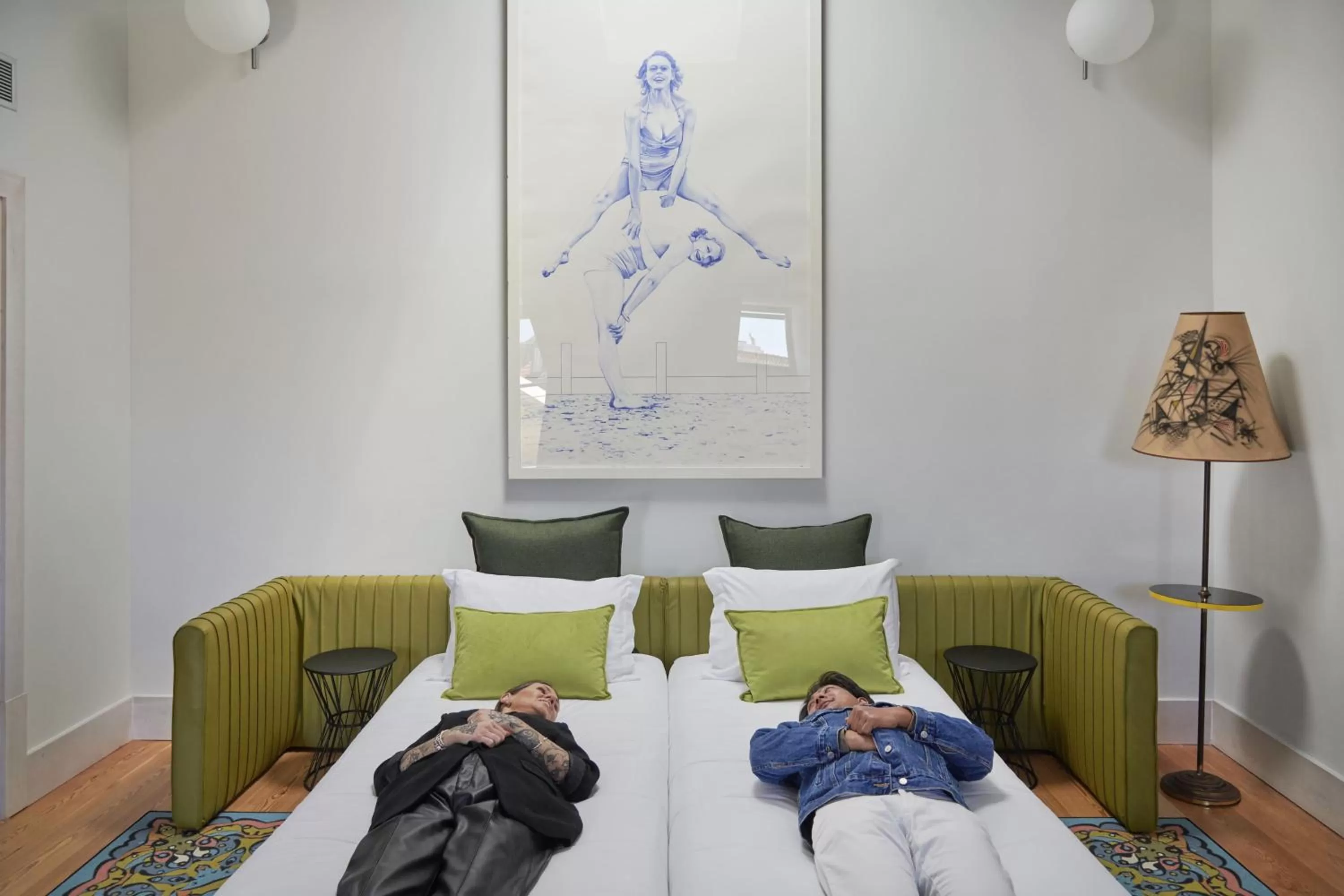 Bed in Cais Urban Lodge