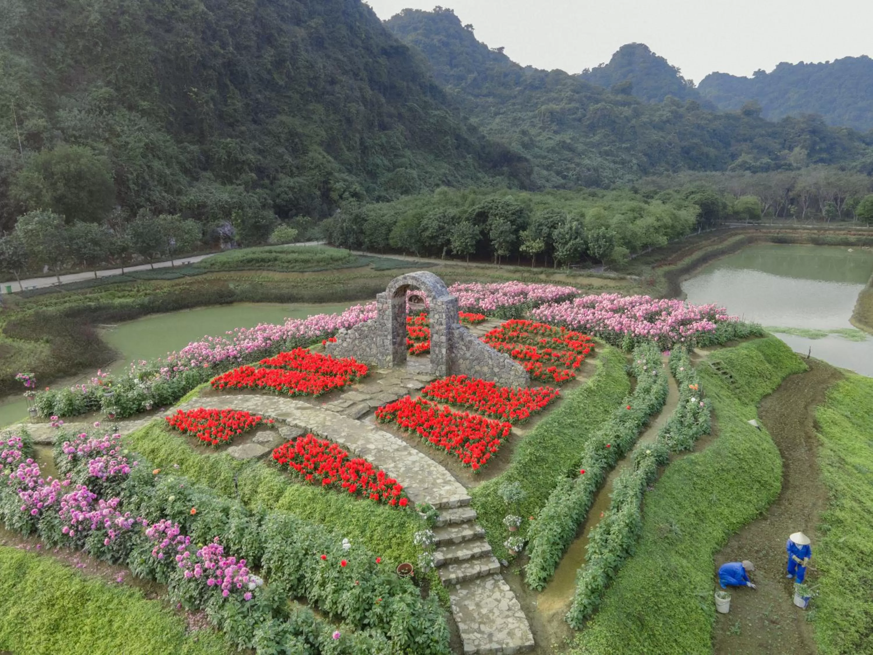 Natural landscape in Thung Nham Resort