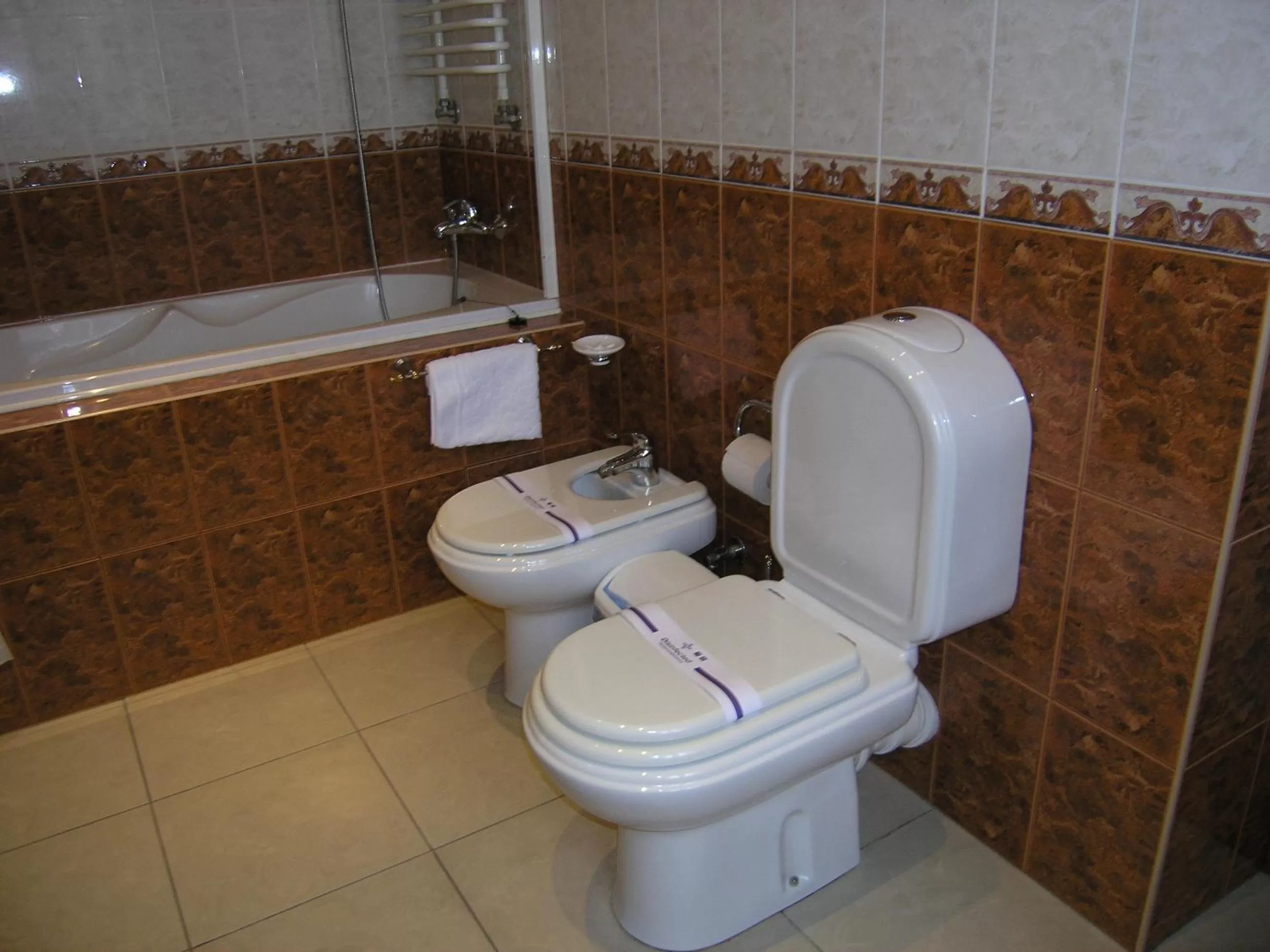 Bathroom in Dnipro Hotel