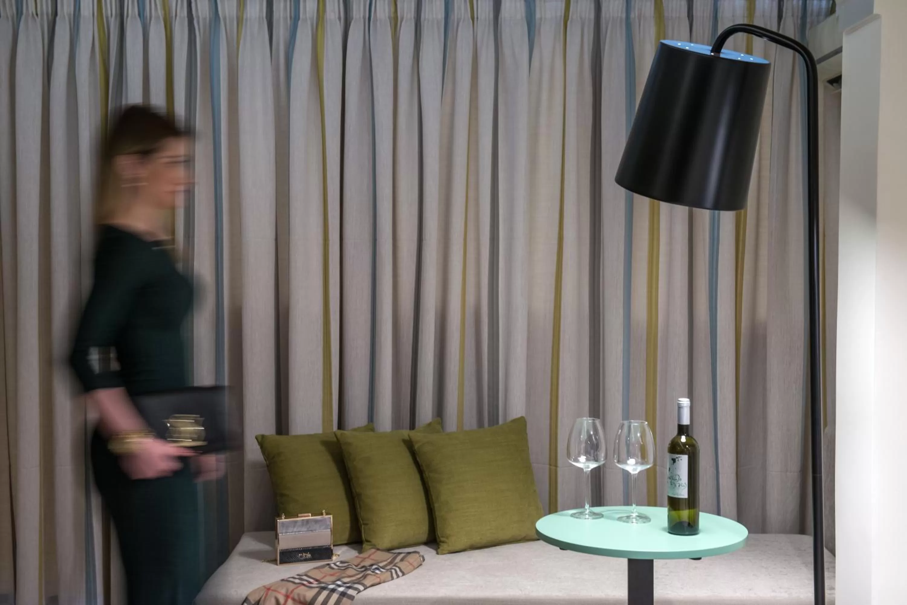 Seating area in Infinity City Boutique Hotel