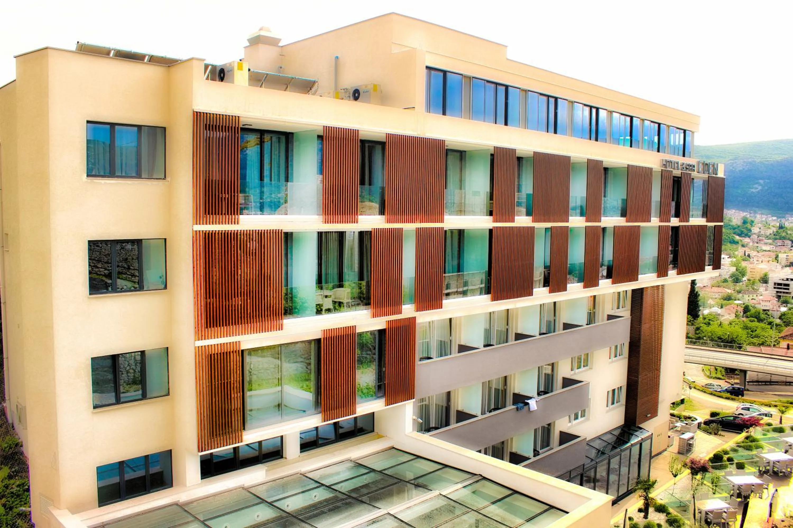 Property building in Hotel Eden