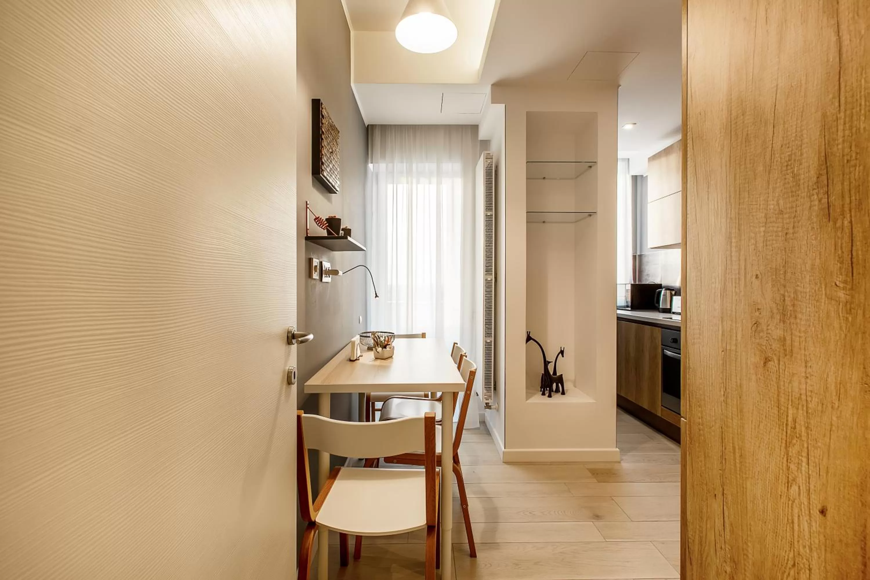 Kitchen or kitchenette in Mava Apartamente