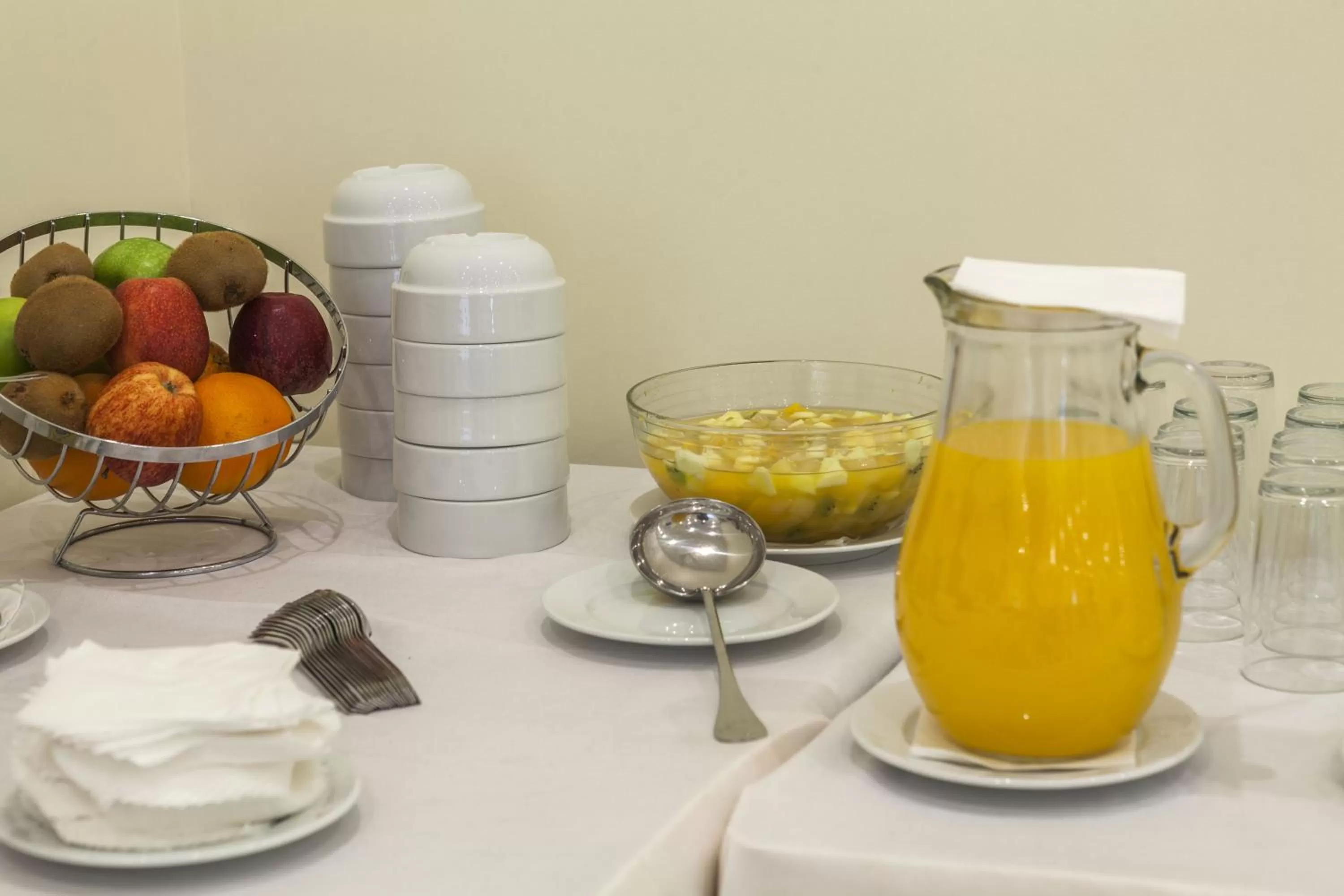 Continental breakfast in Hotel Sete Cidades