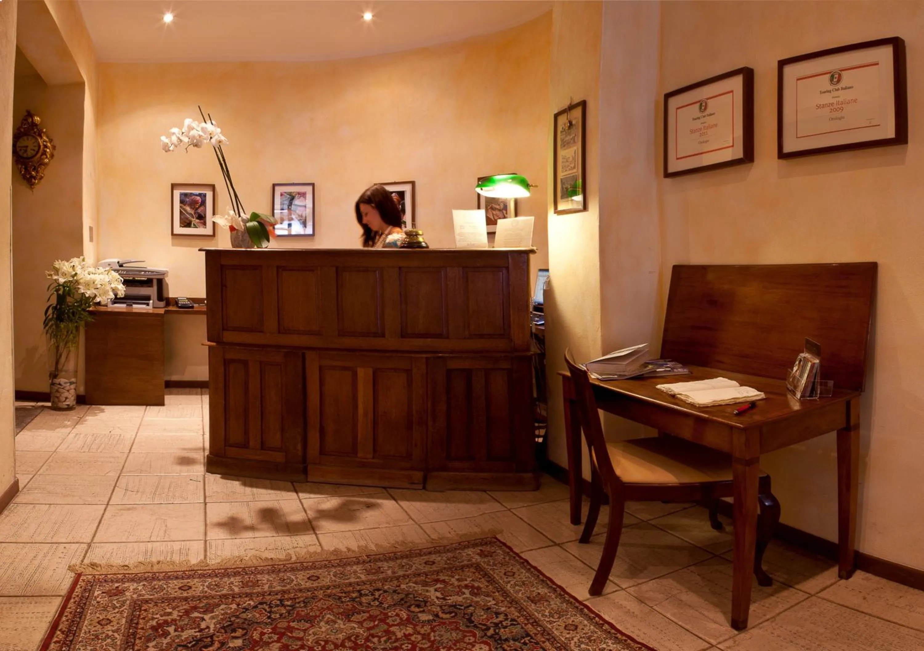 Lobby or reception in Albergo Orologio
