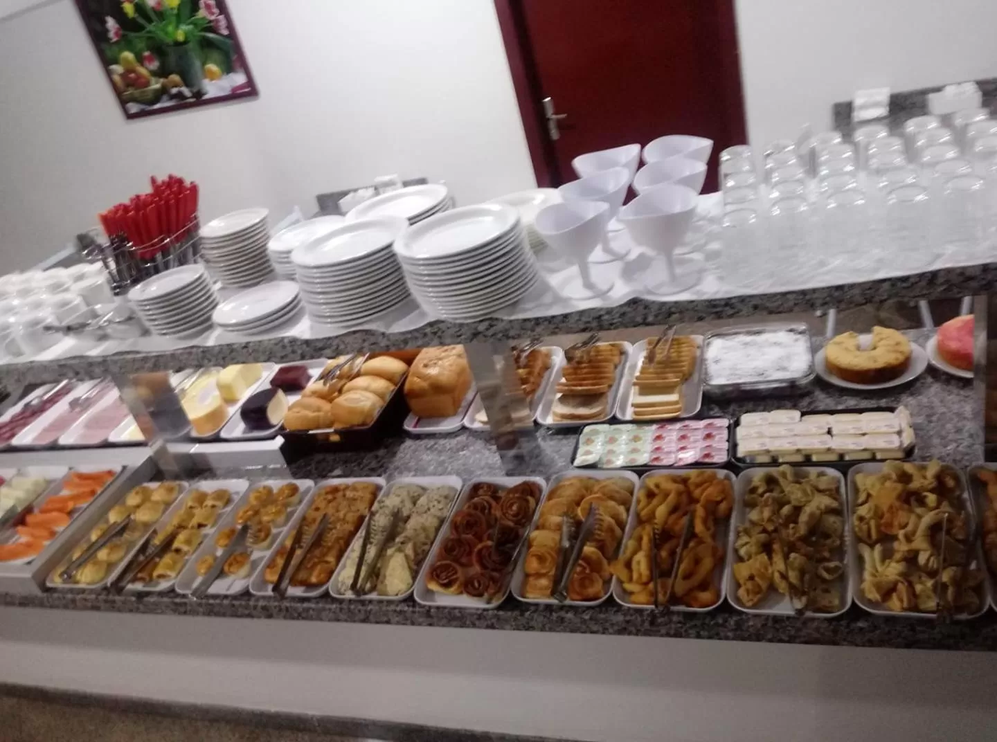 Buffet breakfast in Giroto Hotel