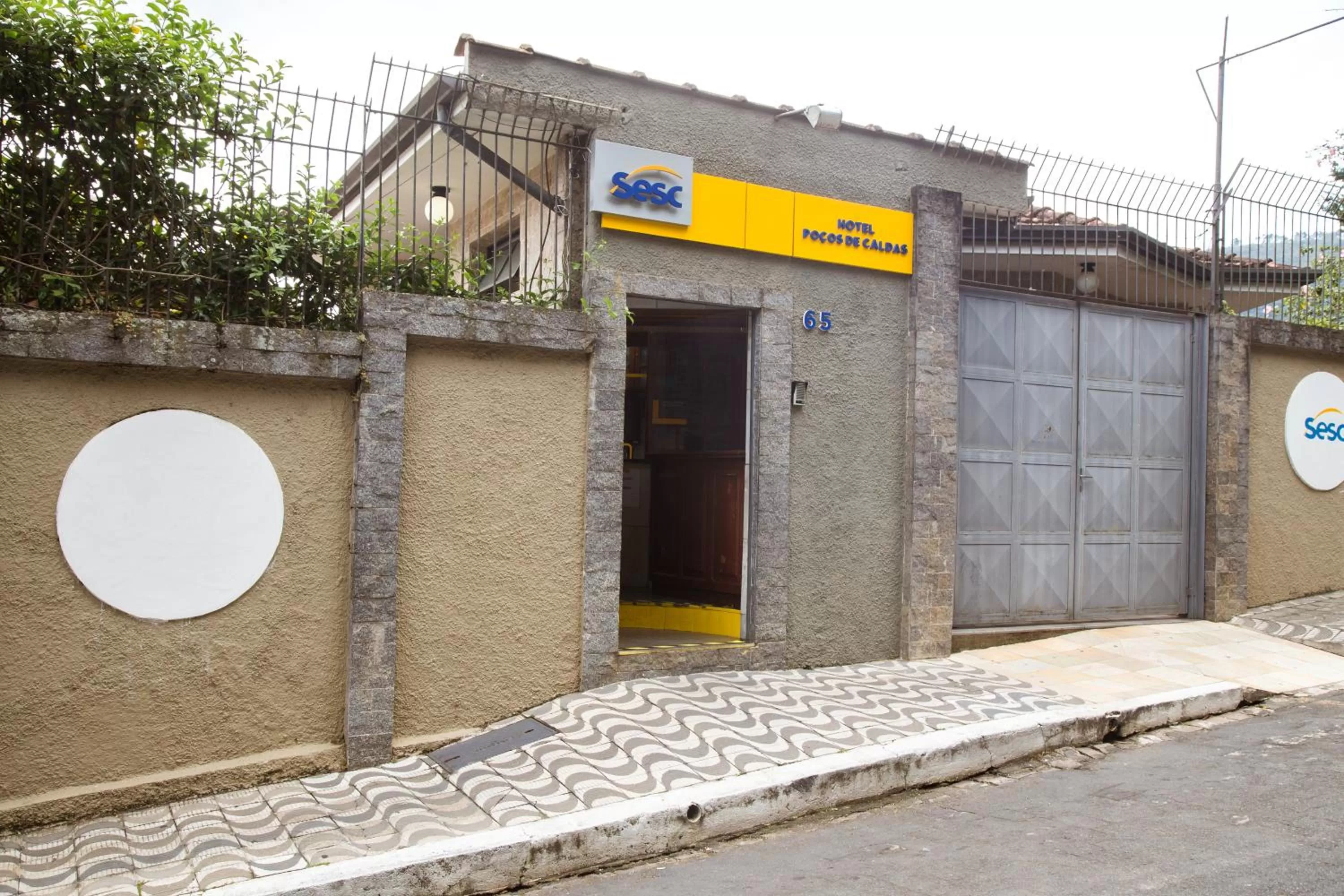 Facade/entrance in SESC POÇOS DE CALDAS