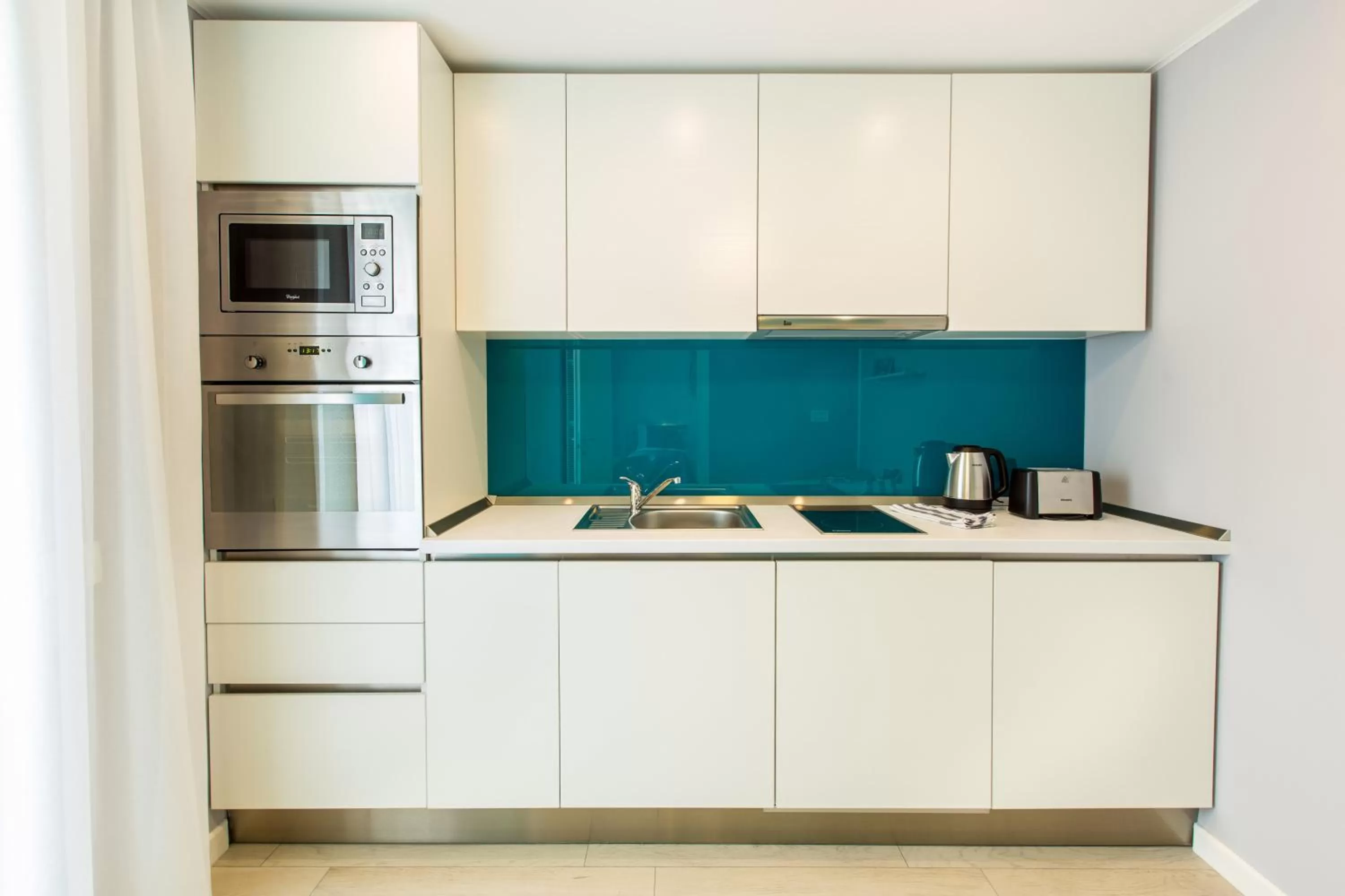 Kitchen or kitchenette in Mava Apartamente