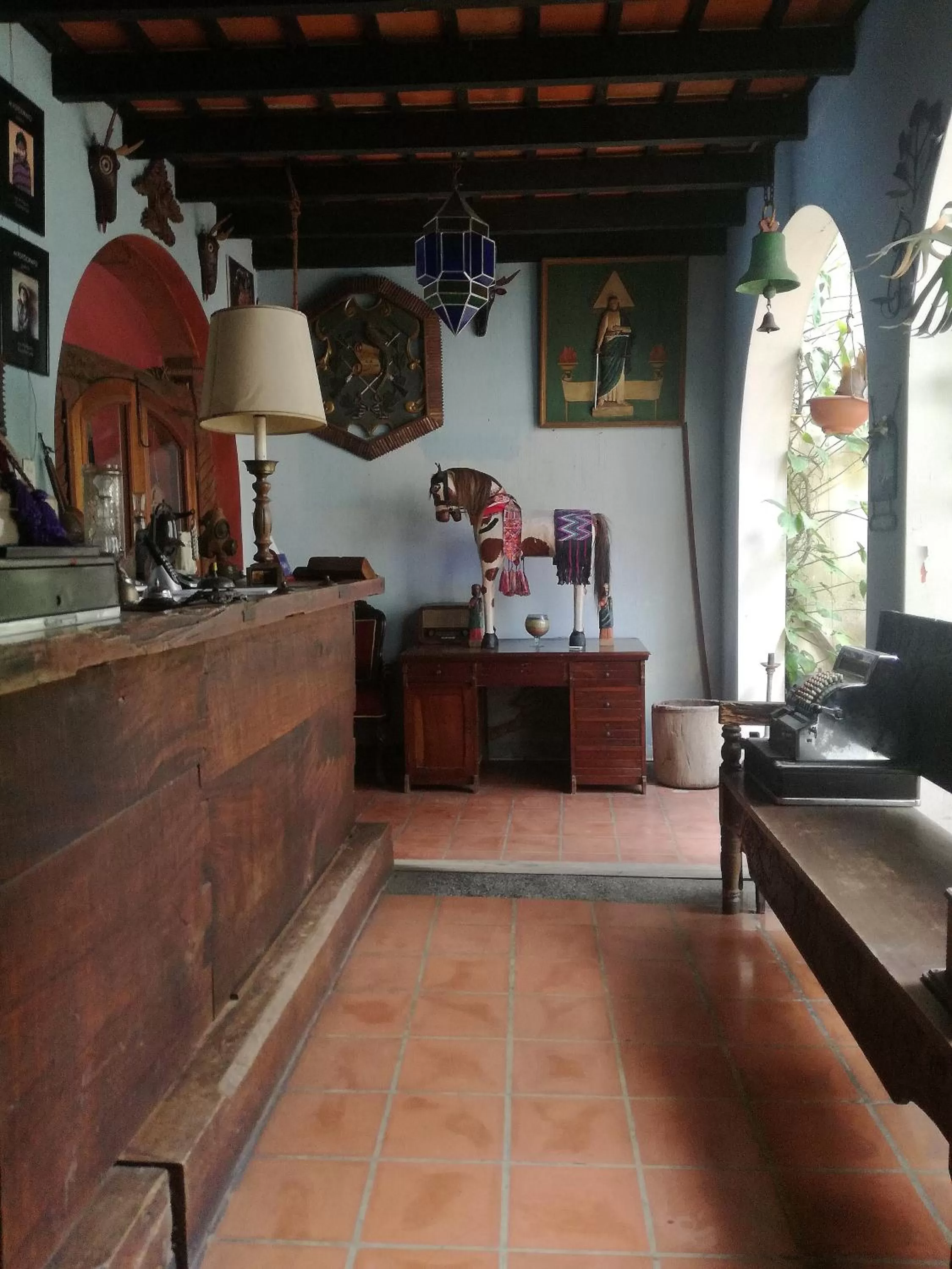 Lobby or reception in Posada San Sebastian