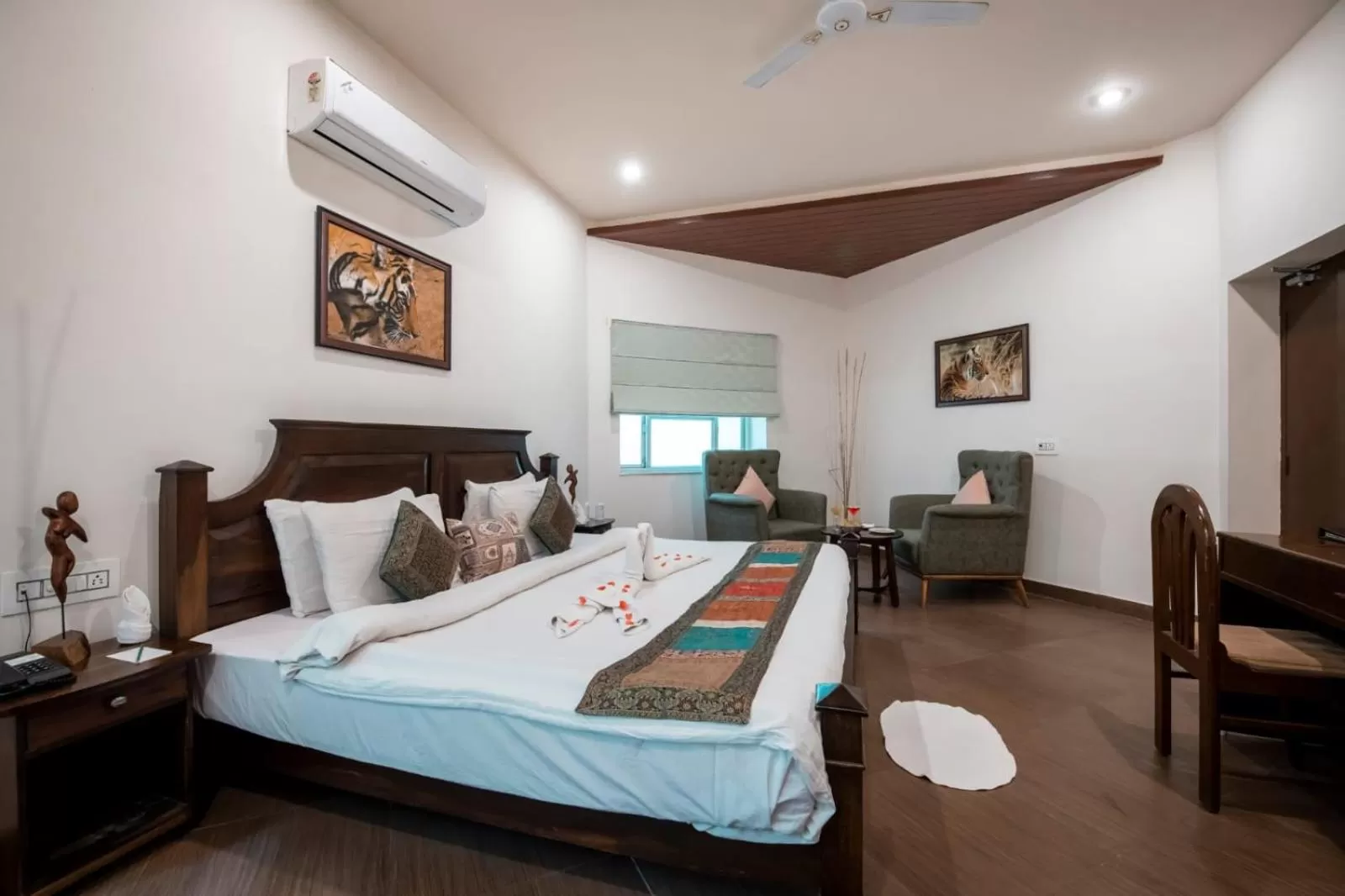 Bed in The Fern Ranthambore Forest Resort Rajasthan