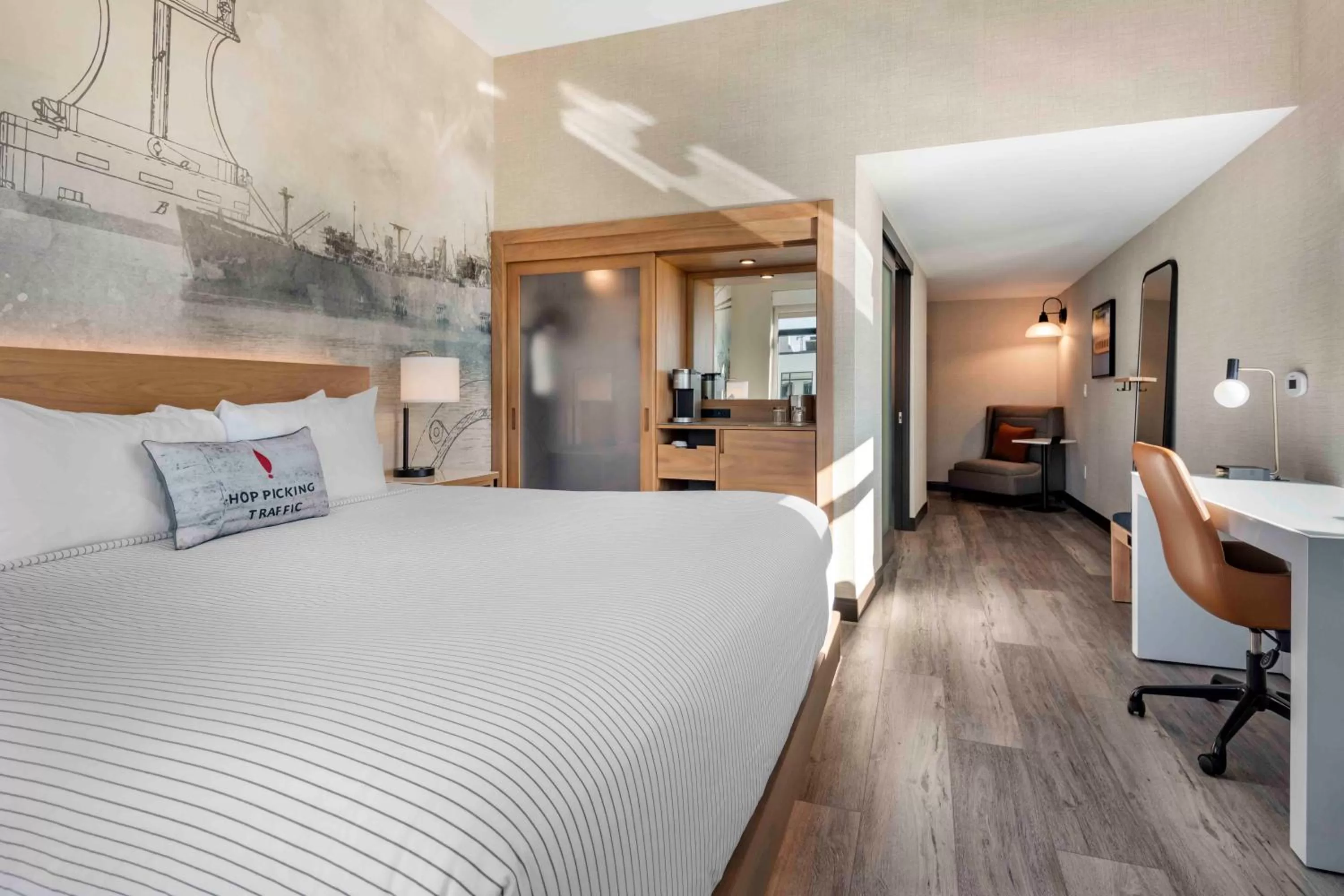 Photo of the whole room, Bed in Cambria Hotel Portland Downtown Old Port