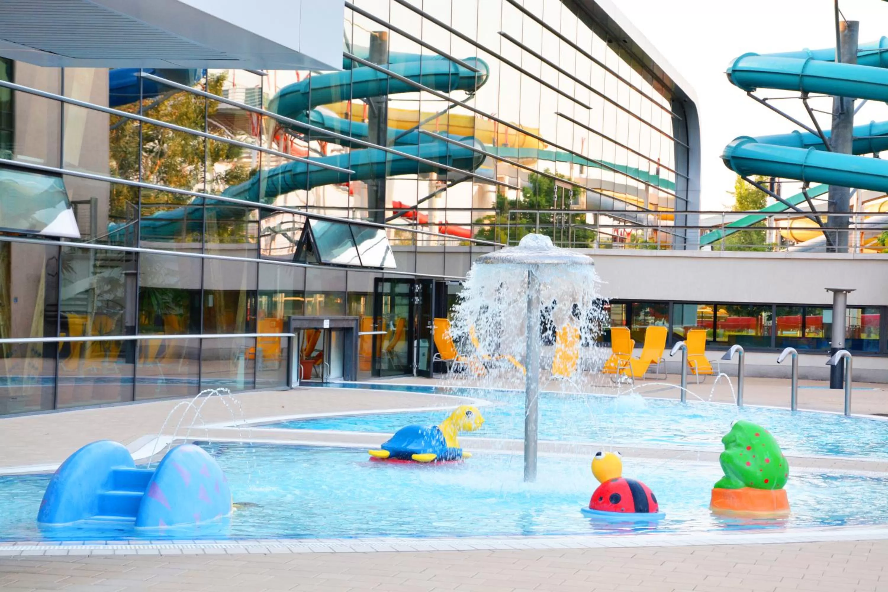 Children play ground, Water Park in Aqua Hotel