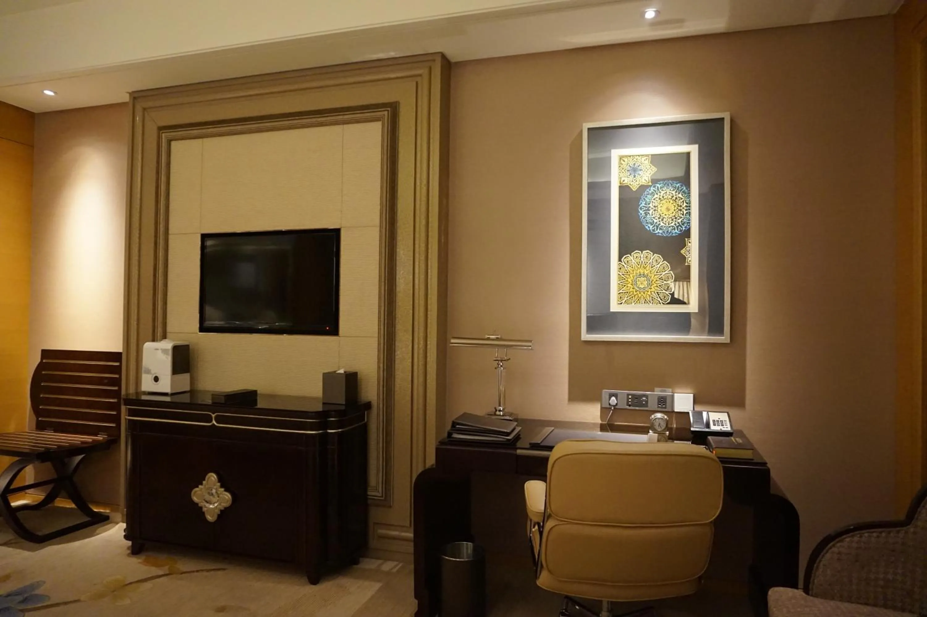 Decorative detail in Wanda Realm Harbin Hotel