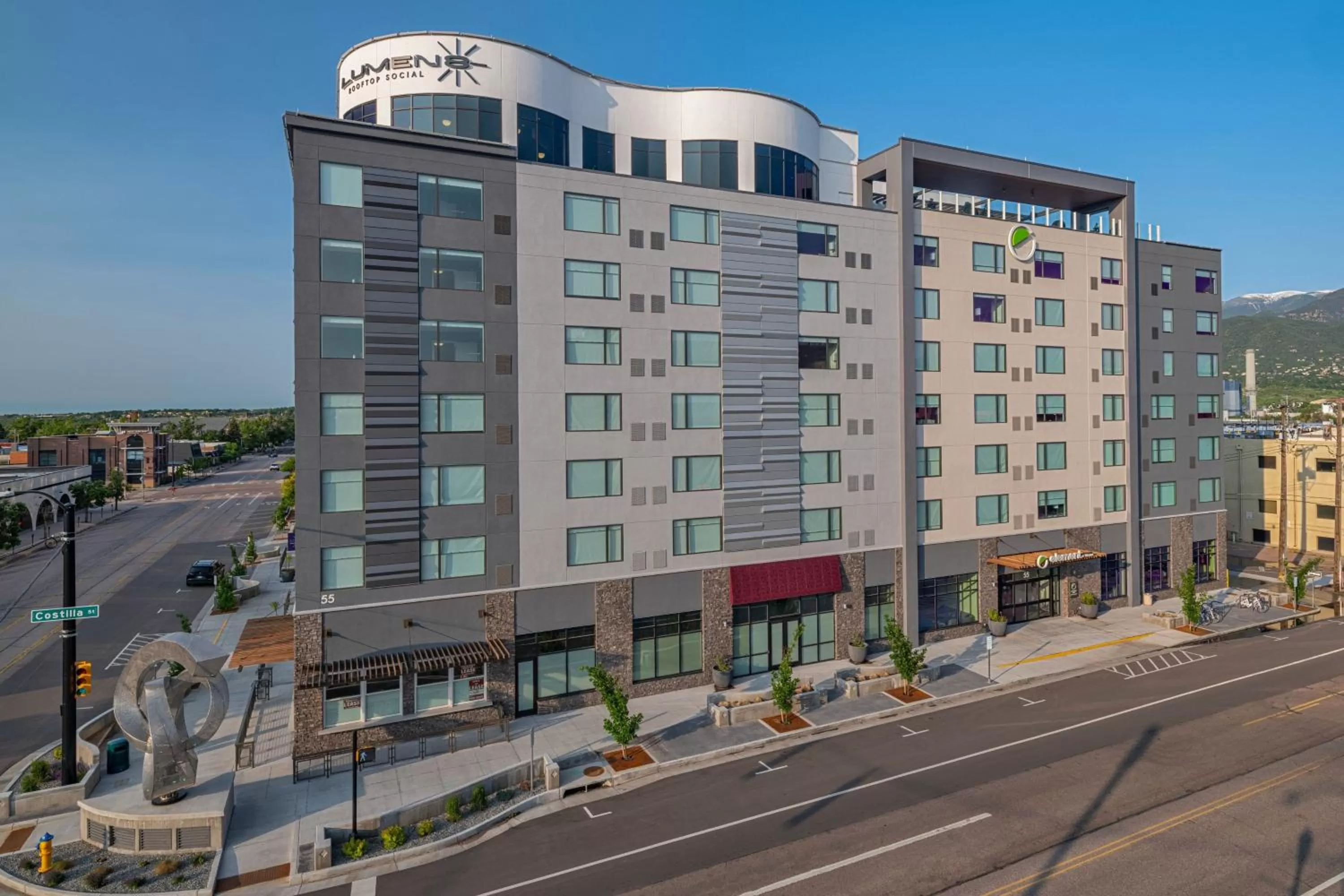 Property building in Element Colorado Springs Downtown