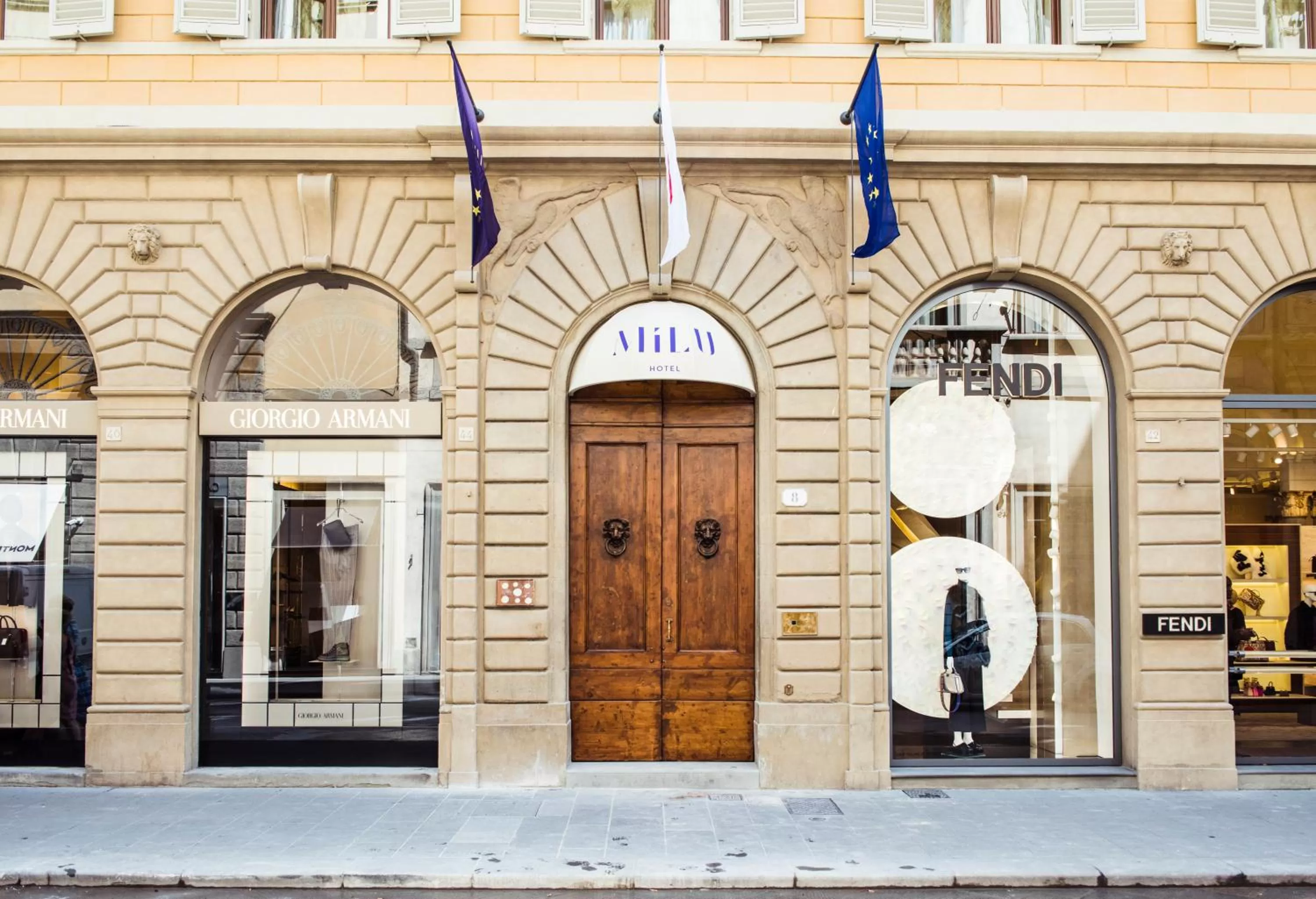 Facade/entrance in Hotel Milu Florence