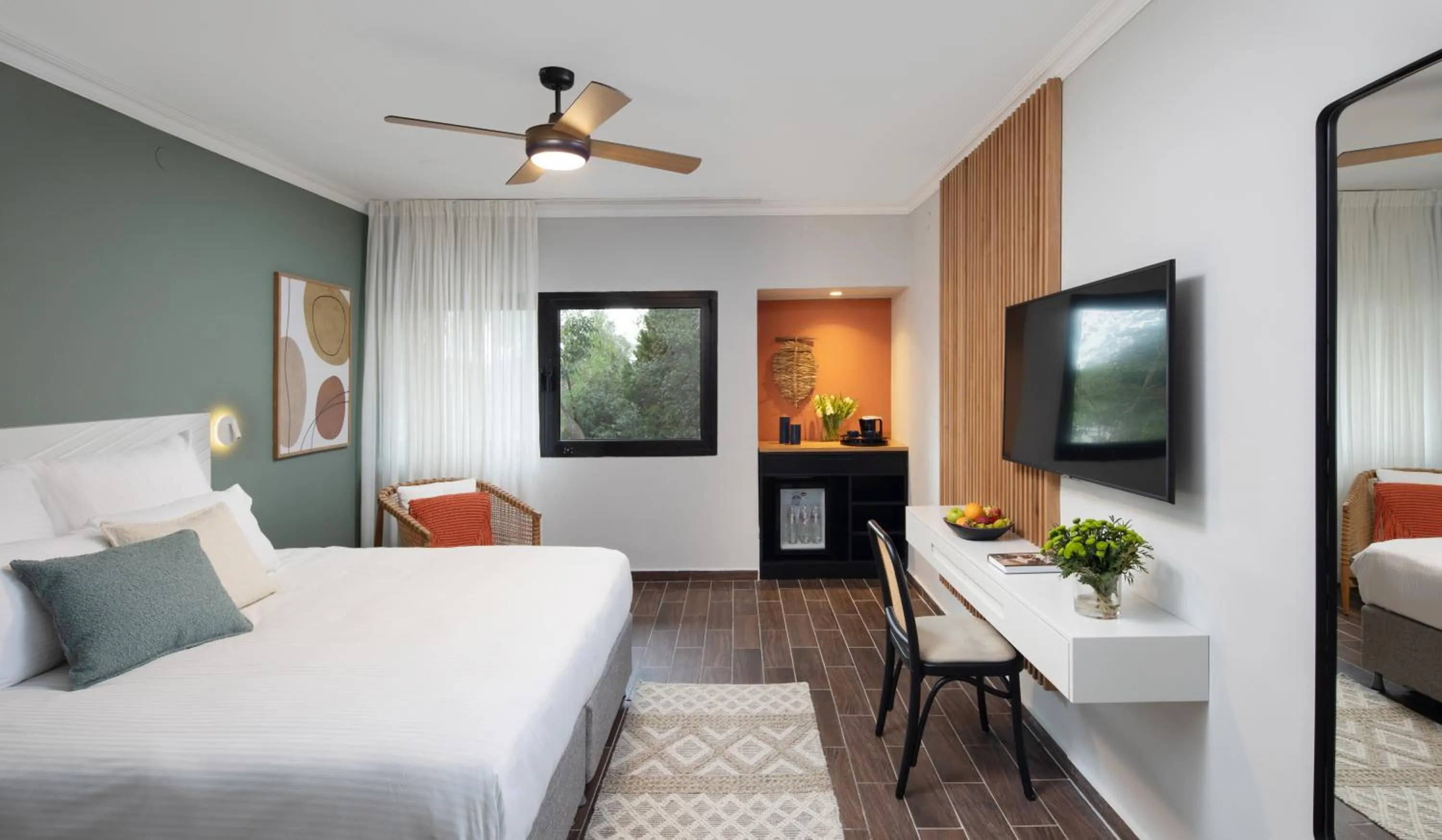 Bedroom, Bed in C Hotel Neve Ilan