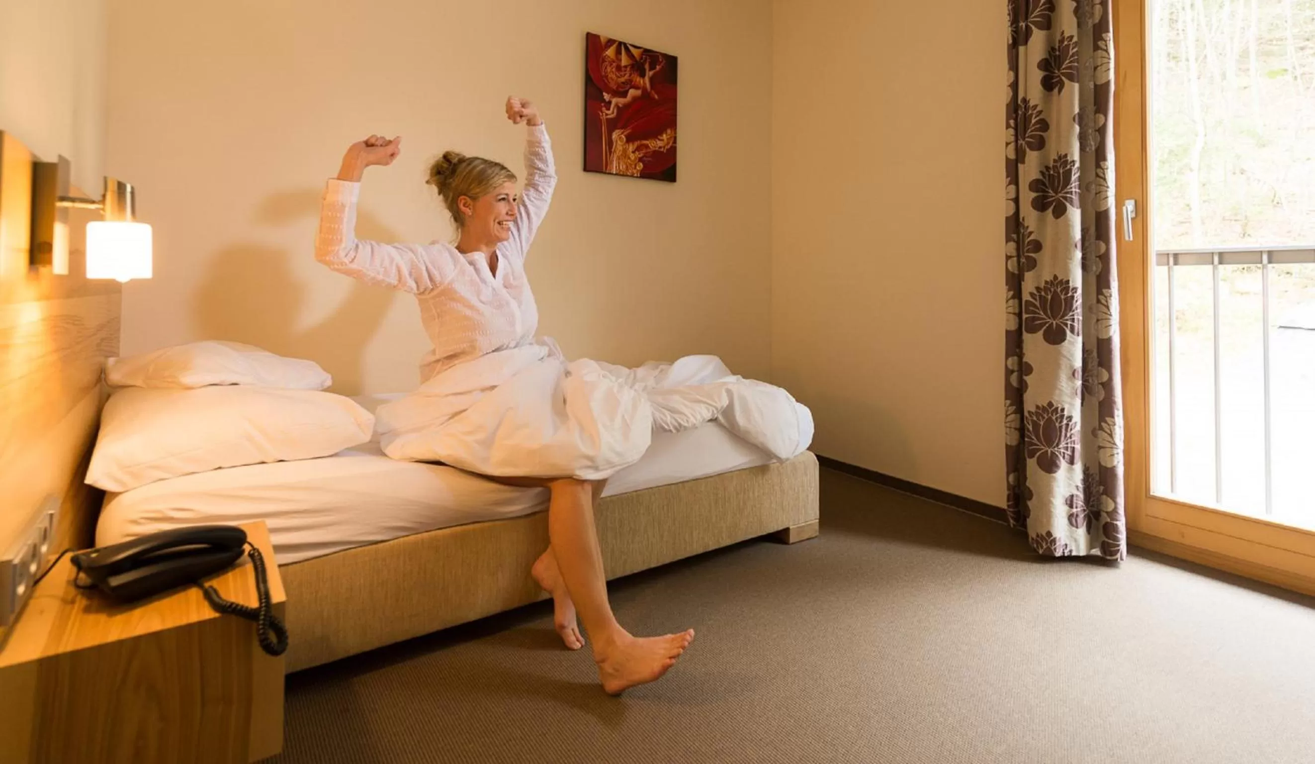 Photo of the whole room, Bed in Thula Wellnesshotel Bayerischer Wald