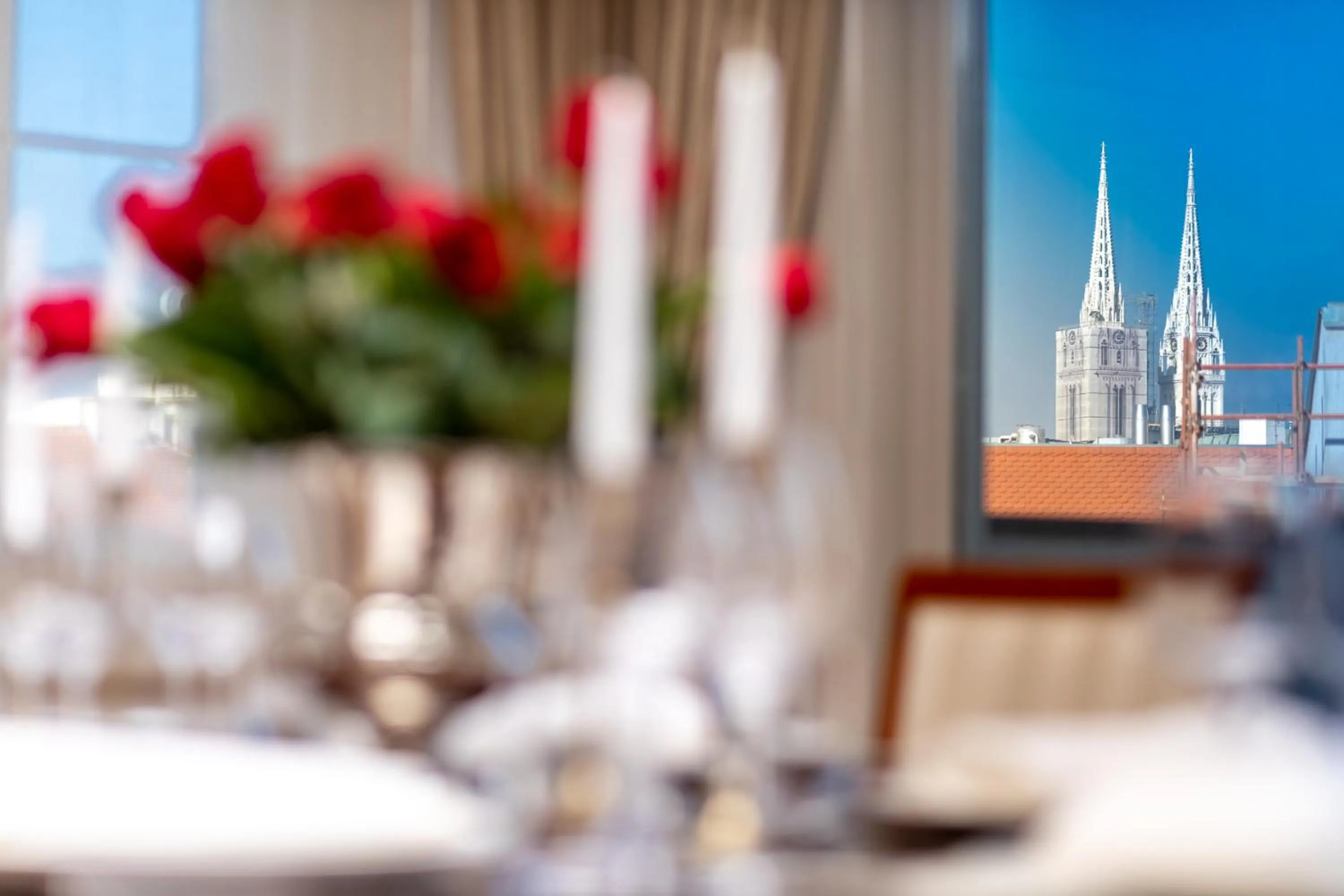 City view in Hotel Le Premier