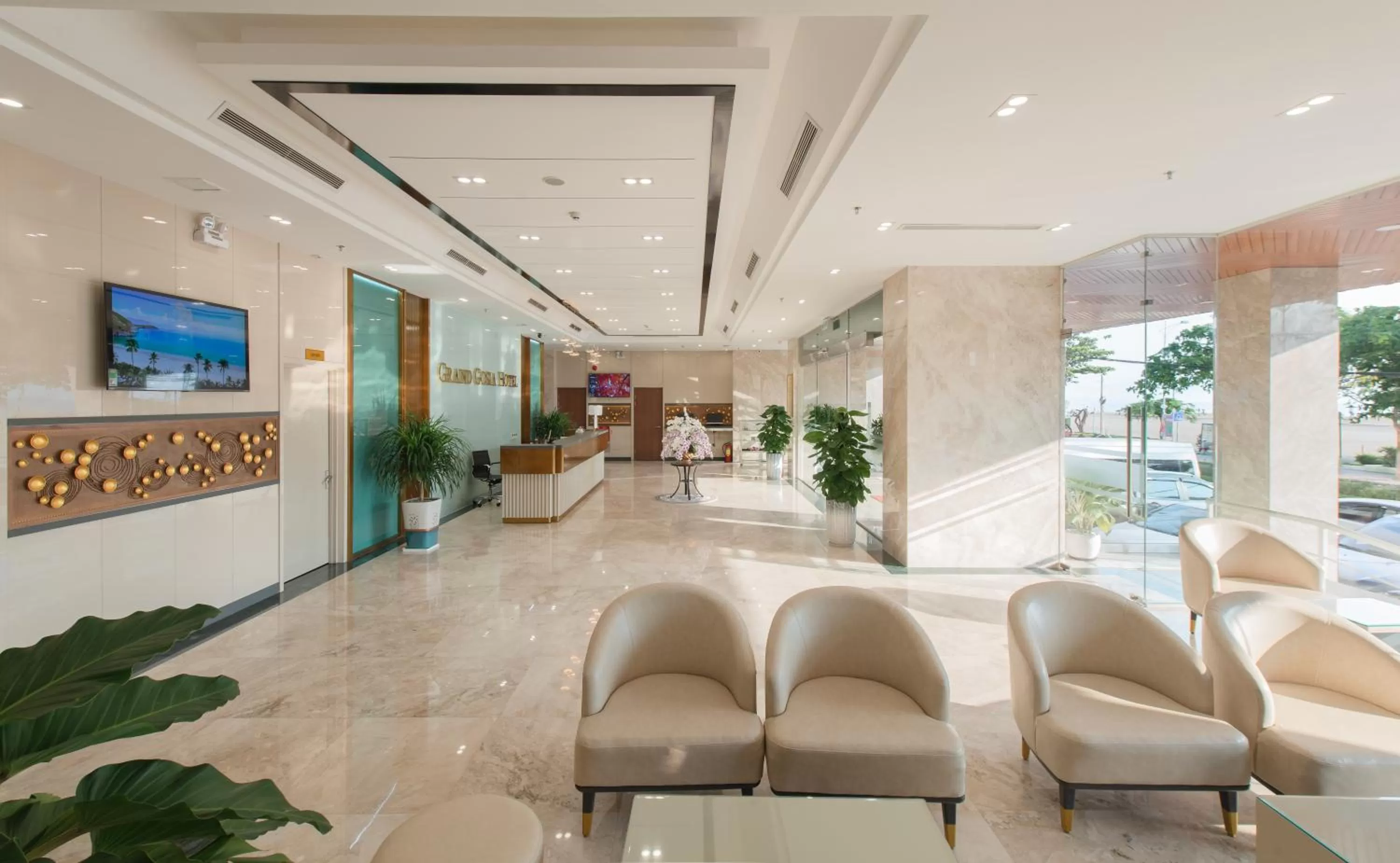 Lobby or reception in Grand Gosia Hotel
