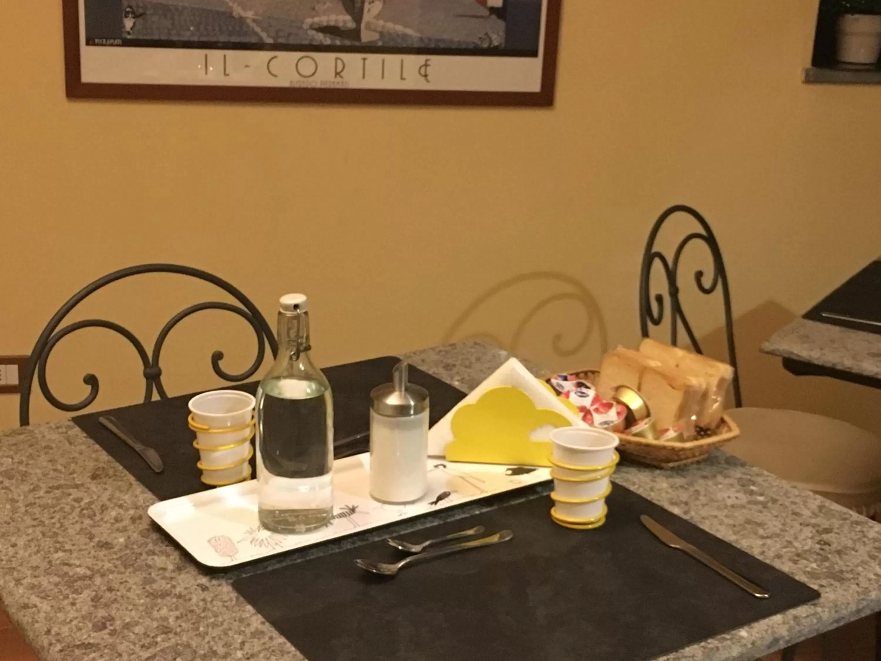 Decorative detail in B&B MontAlbano