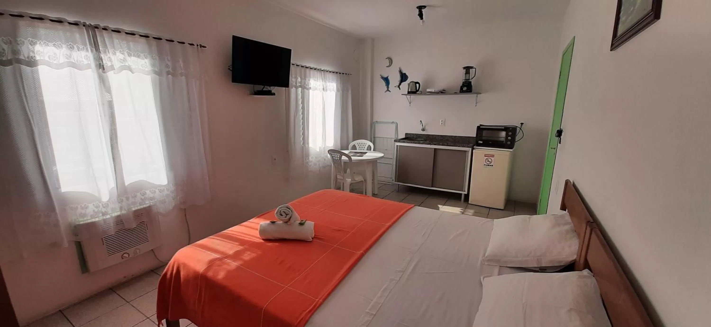 Bed in Pousada Milani