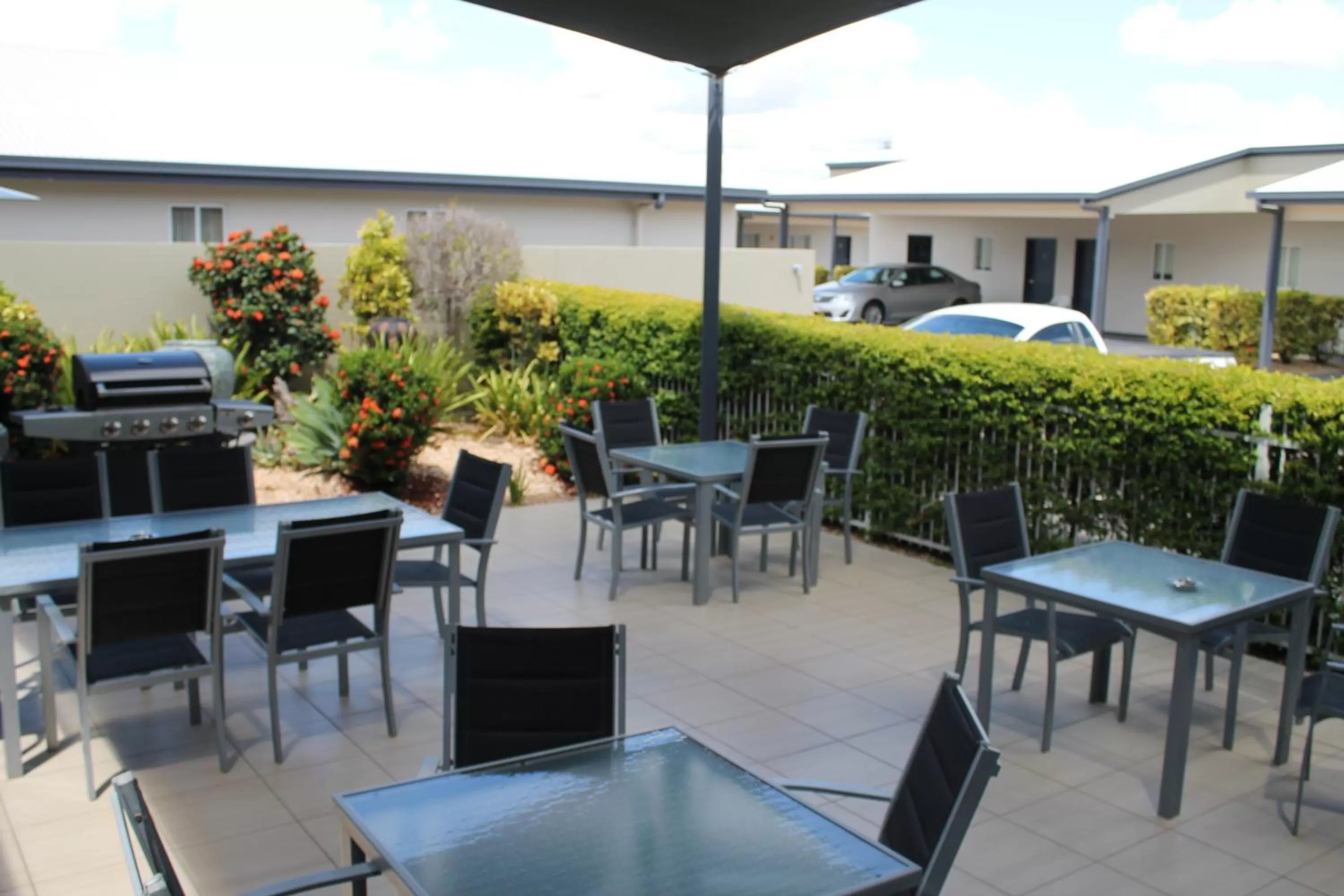 Patio in Blackwater Motor Inn