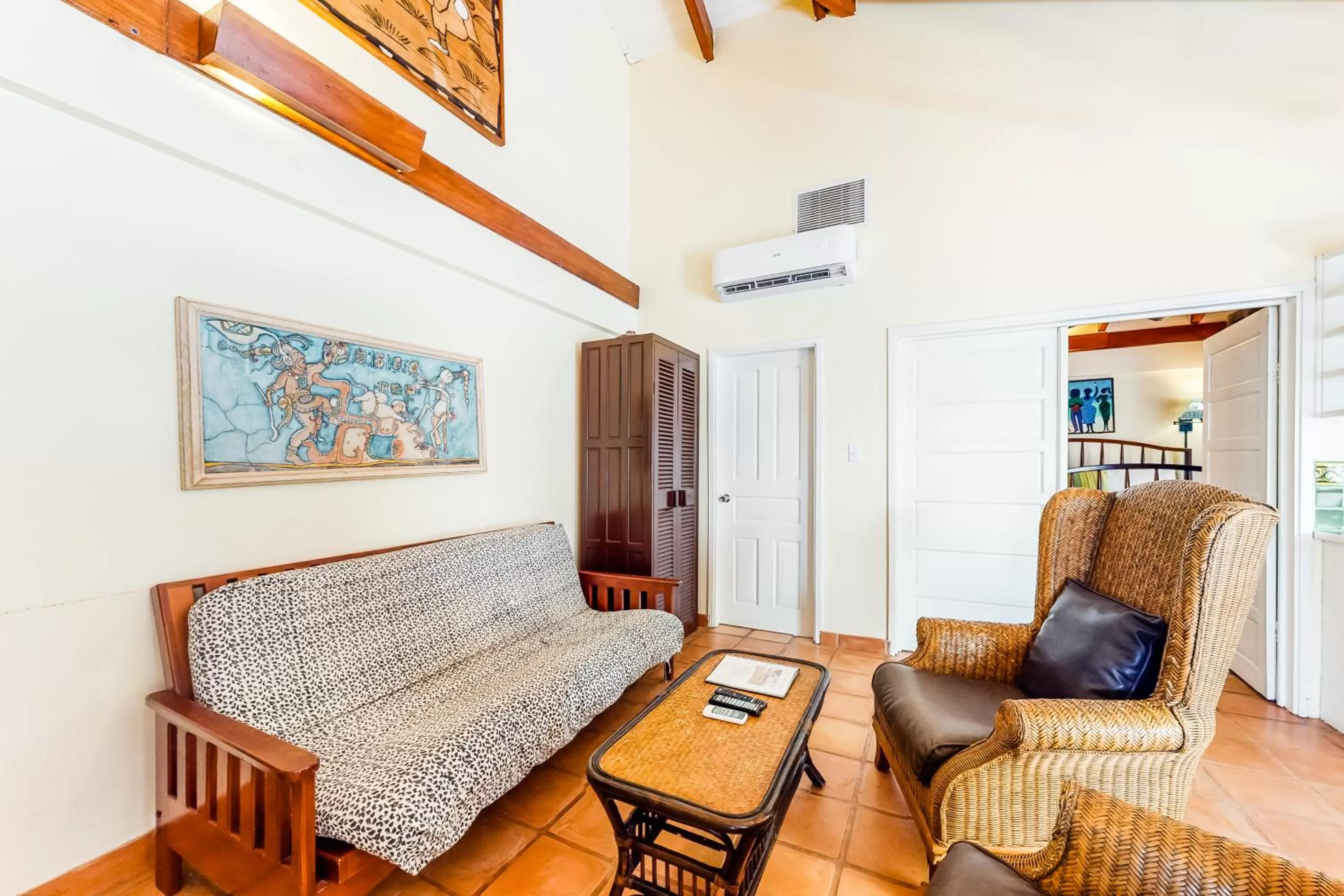 Seating Area in Condo #26 @ Beachside Villas