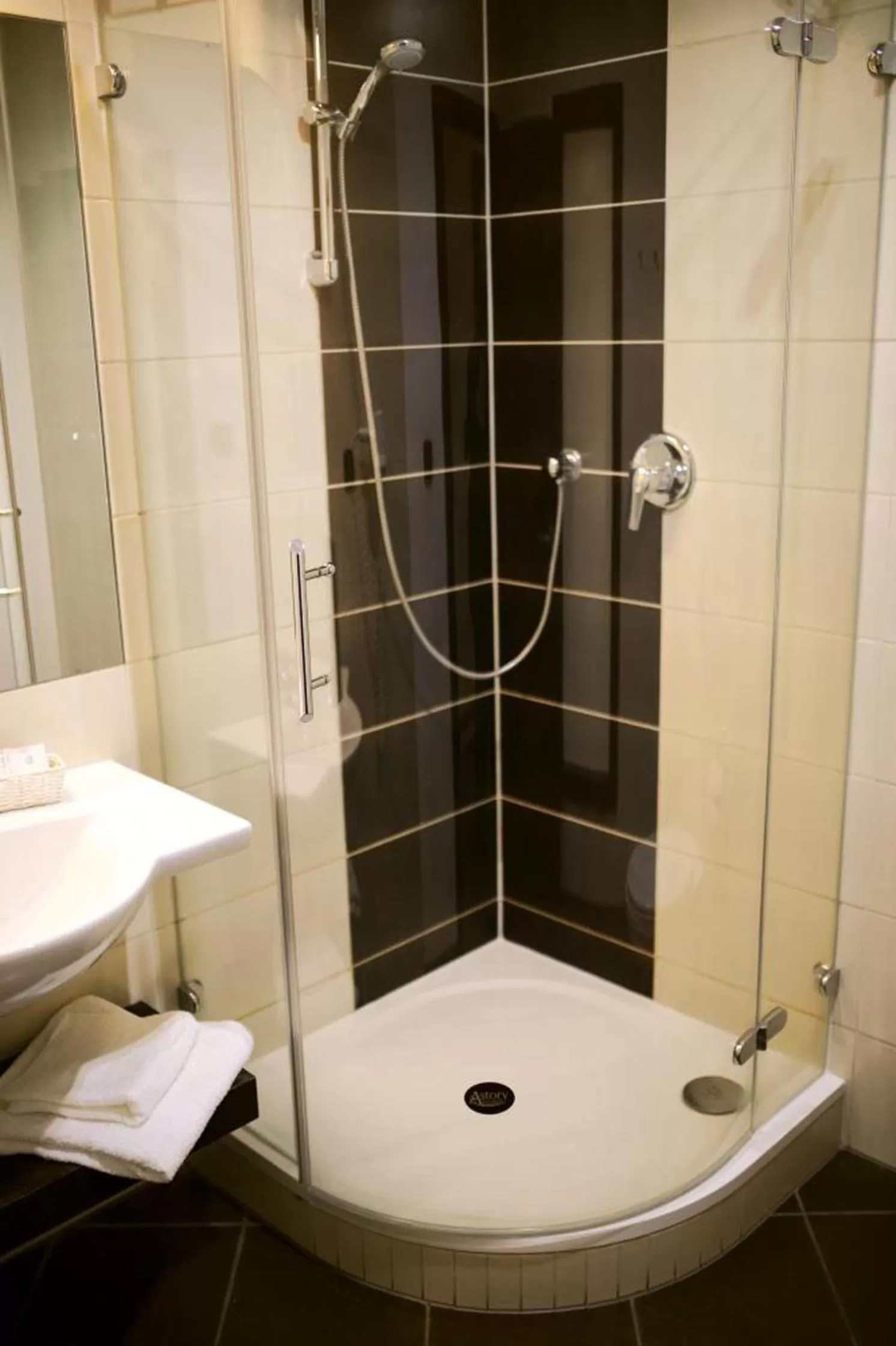 Shower in Hotel Astory Plzeň