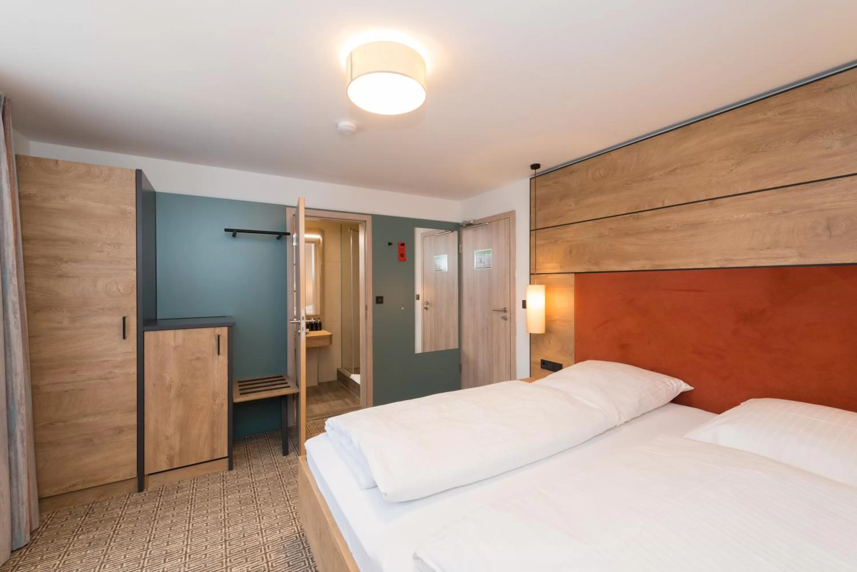 Bed in Hotel SCHNEIDER