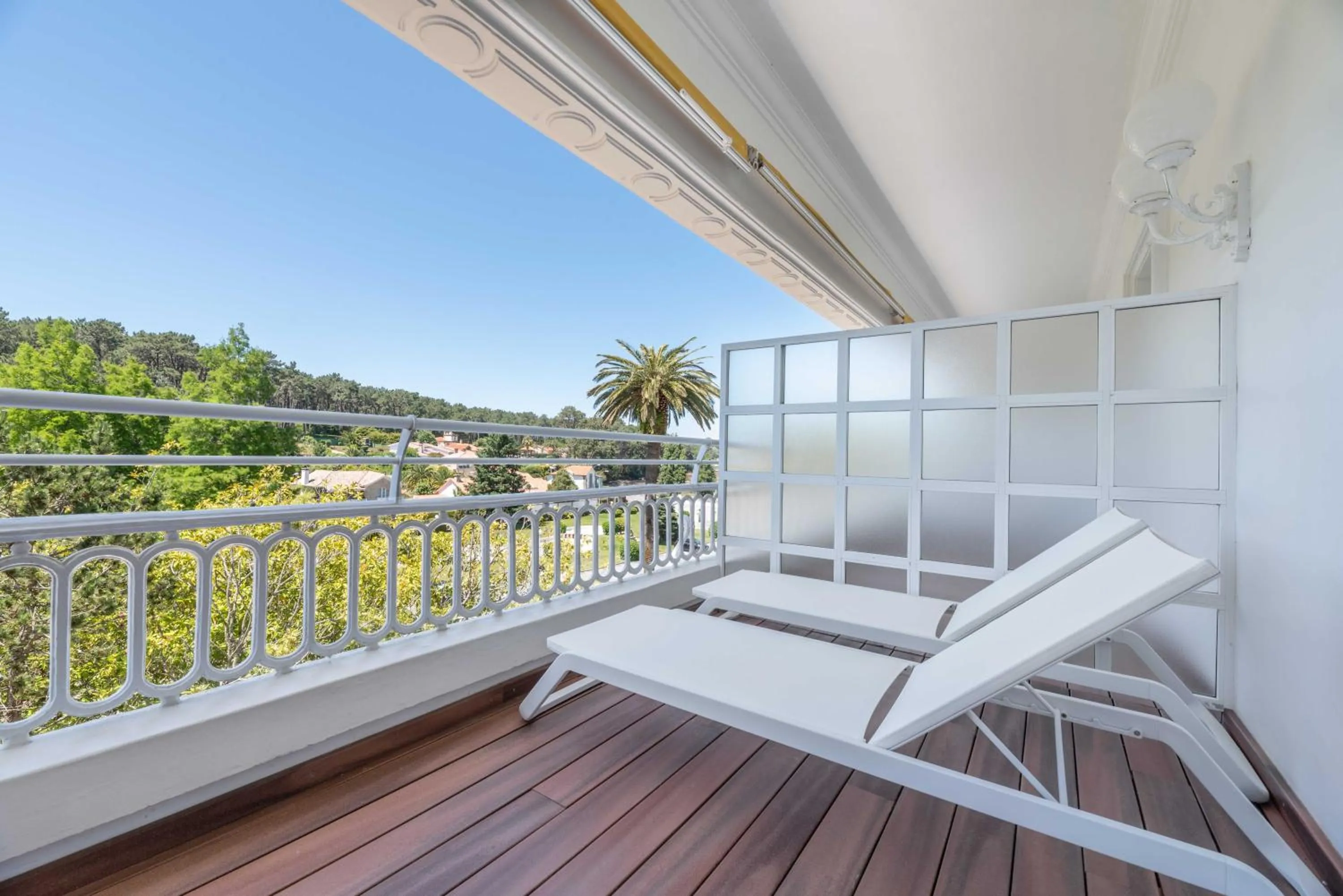 Balcony/Terrace in Eurostars Gran Hotel La Toja