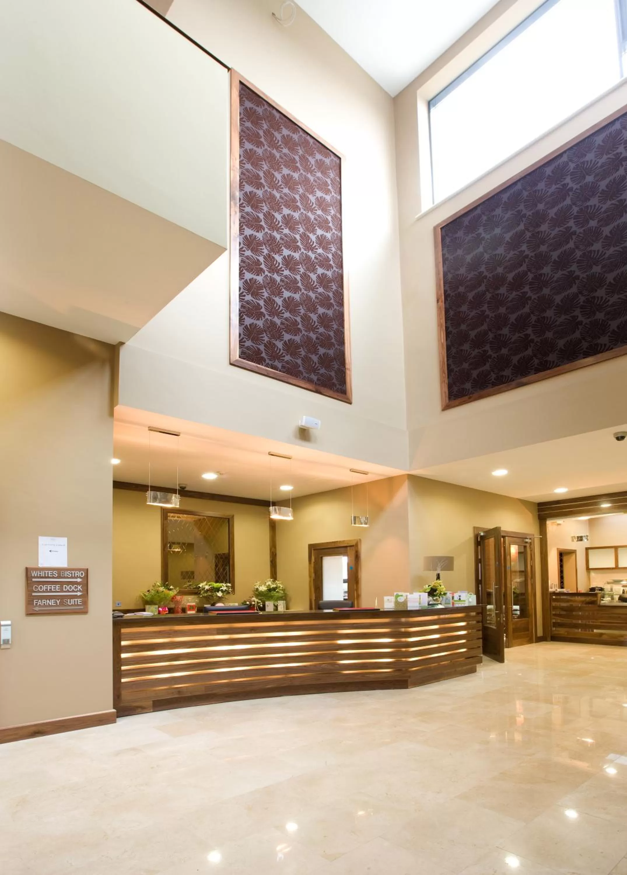 Lobby or reception in The Shirley Arms Hotel