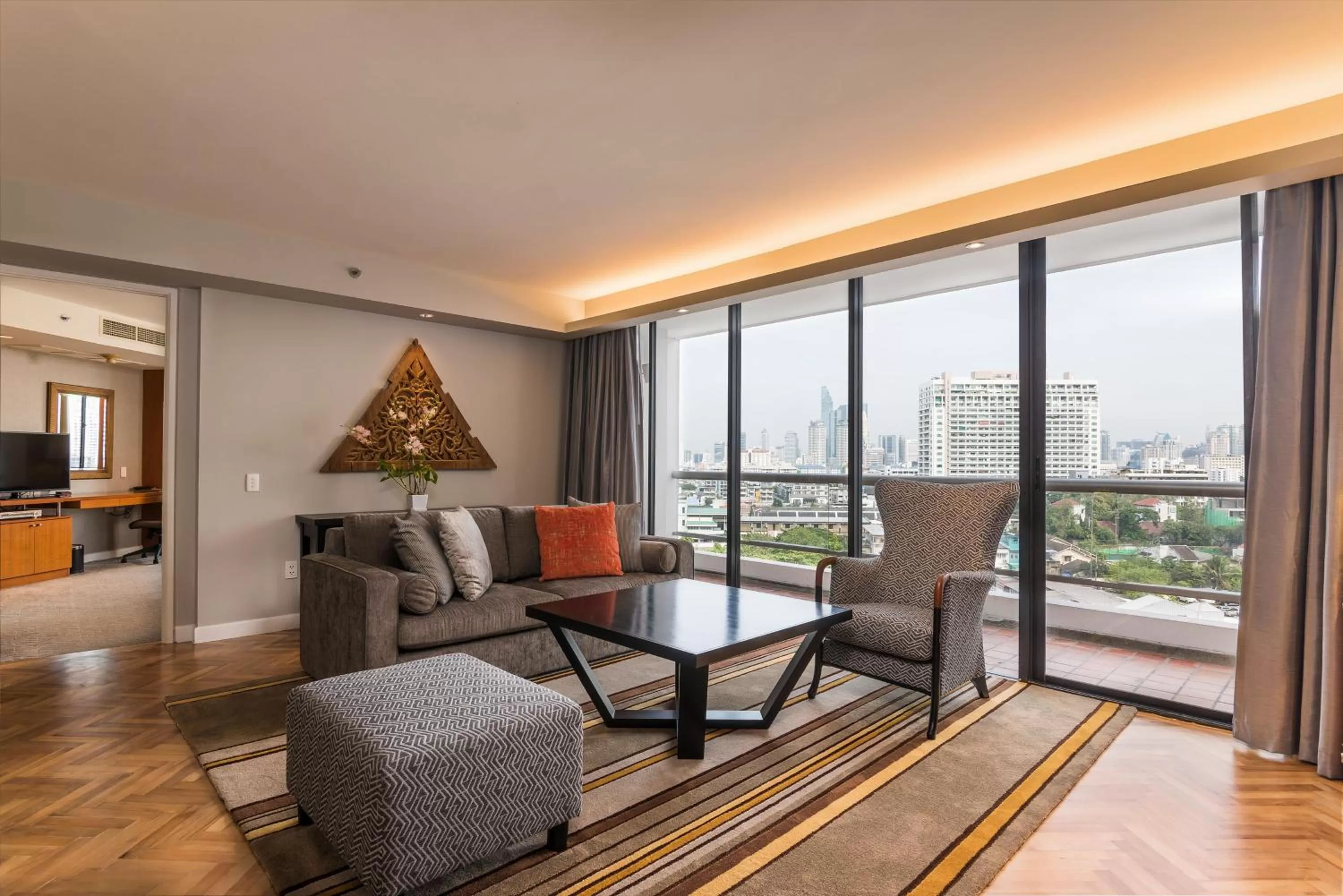 Living room in Chatrium Sathon Bangkok
