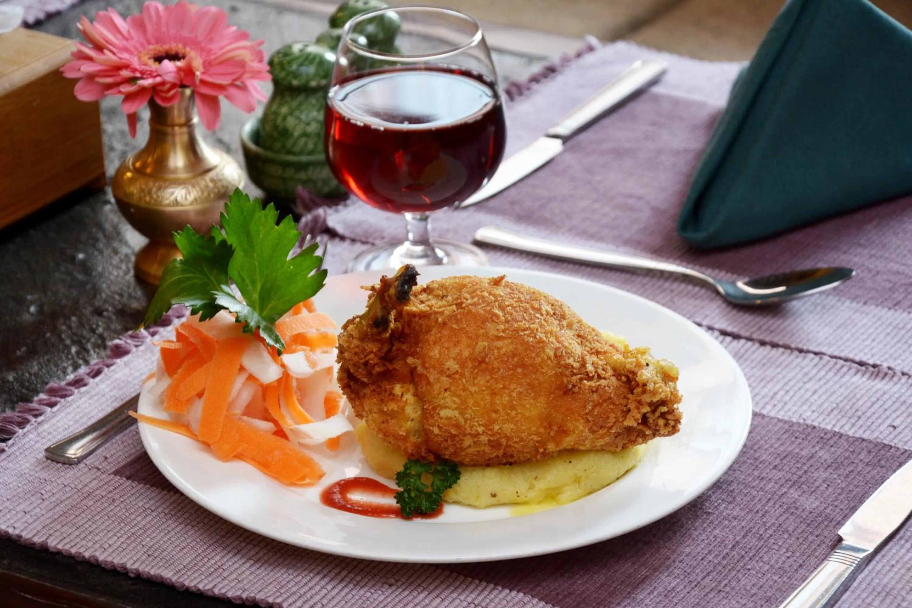 Food and drinks in Kasthamandap Boutique Hotel