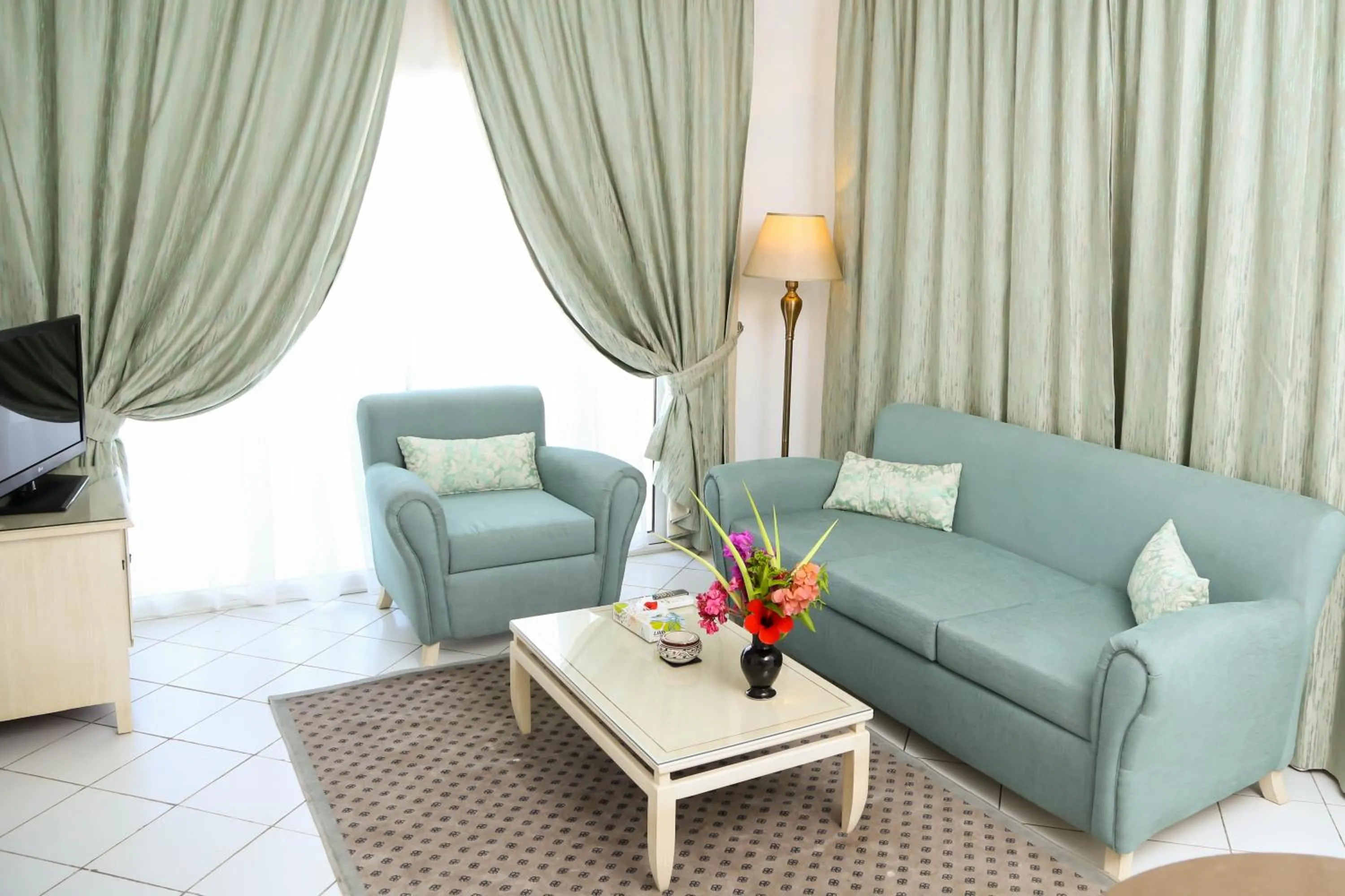 Living room in Golden Carthage Residences