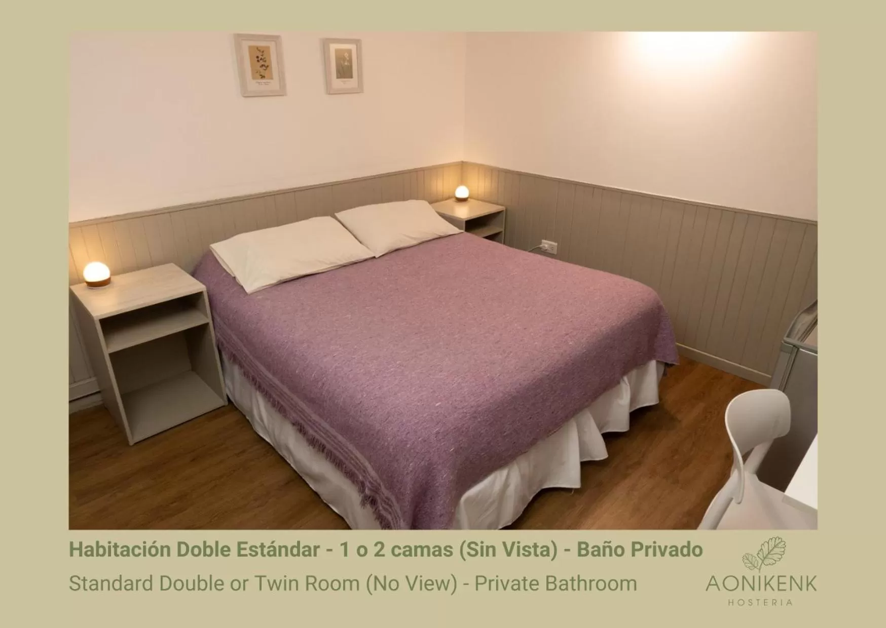 Photo of the whole room, Bed in Hostería Aonikenk