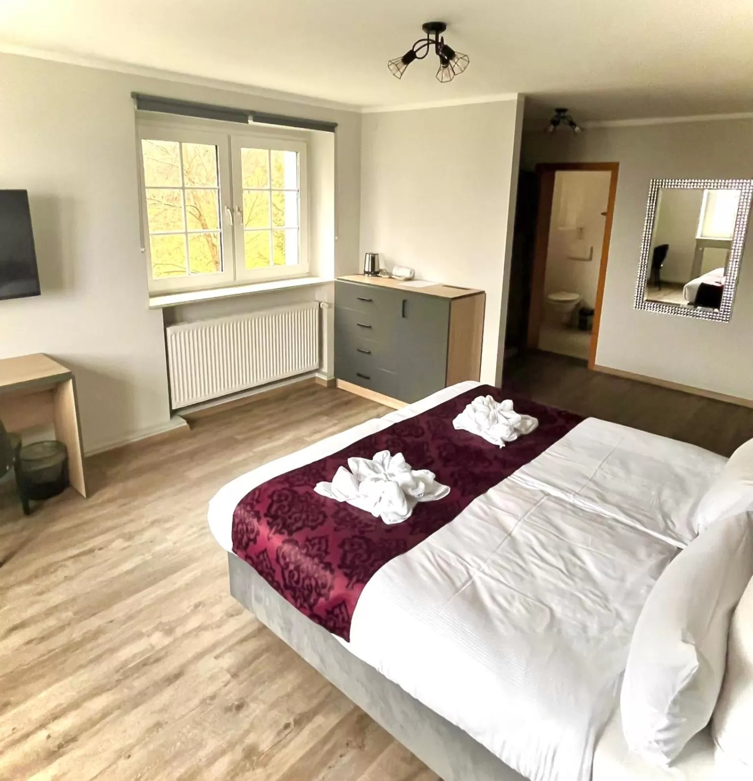 Photo of the whole room, Bed in Hotel Waldeslust