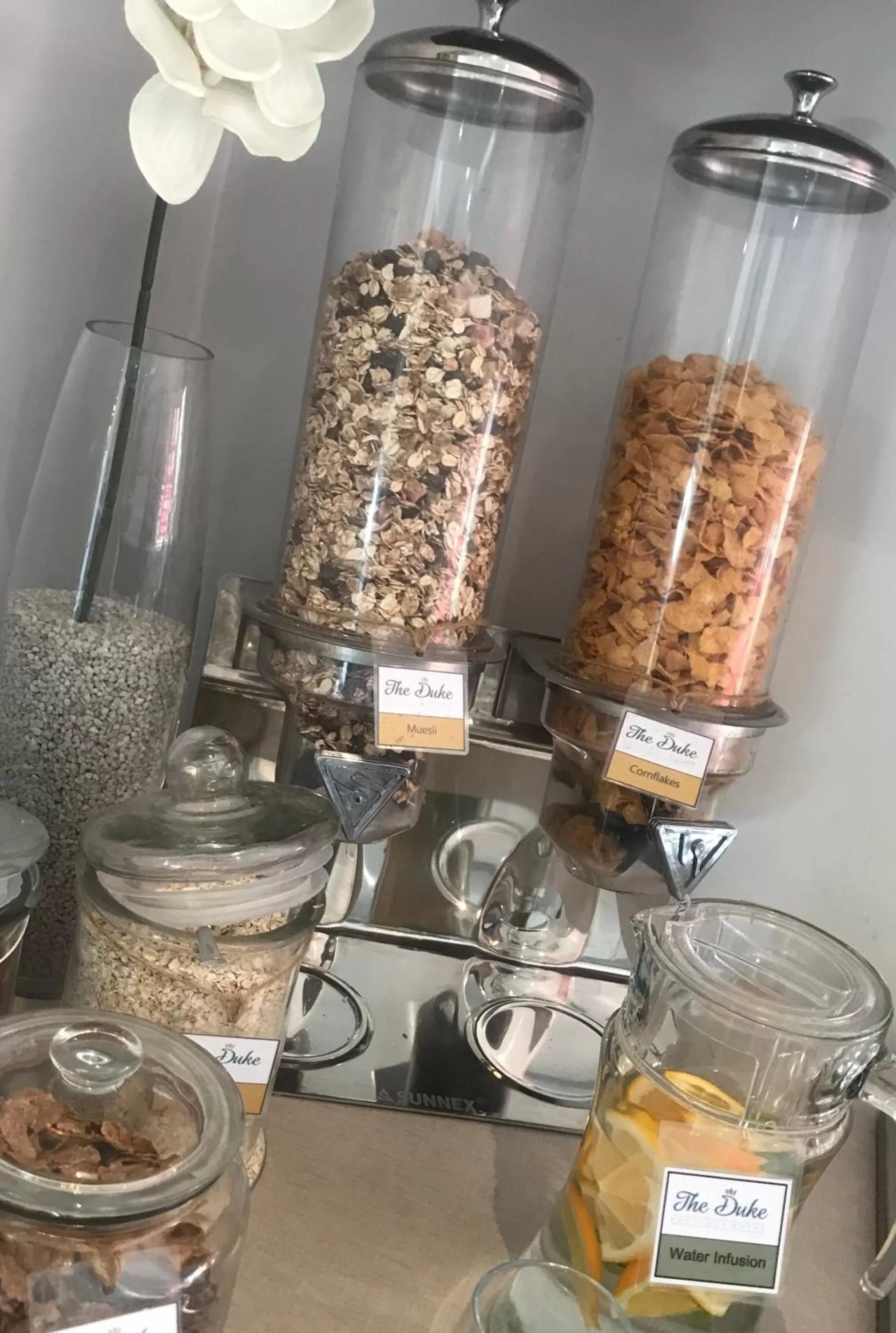 Food and drinks in The Duke Boutique Hotel