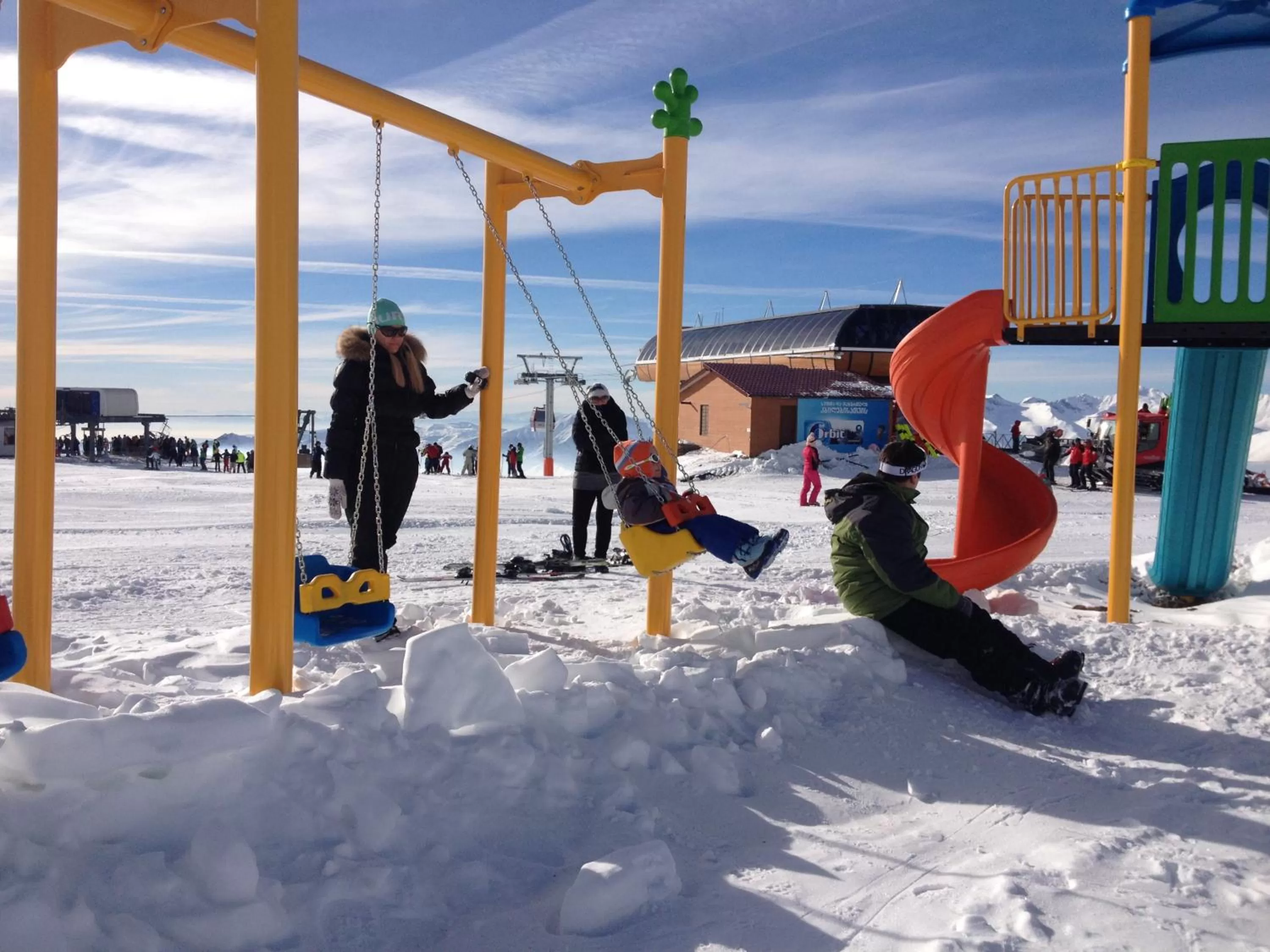 Children play ground, Guests in 2-room Apartment NFT Gudauri Penta 503