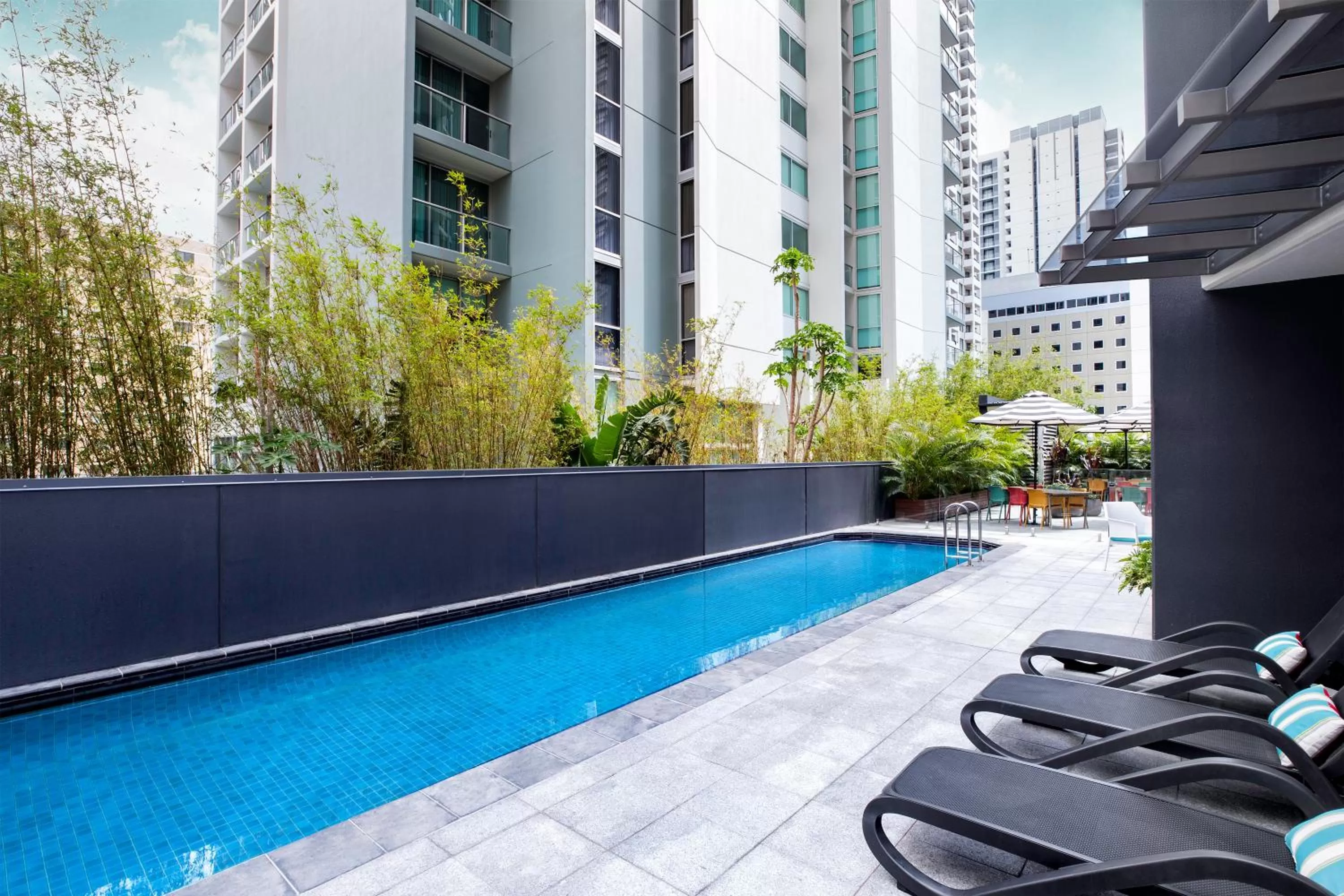 Swimming pool in Mantra on Mary