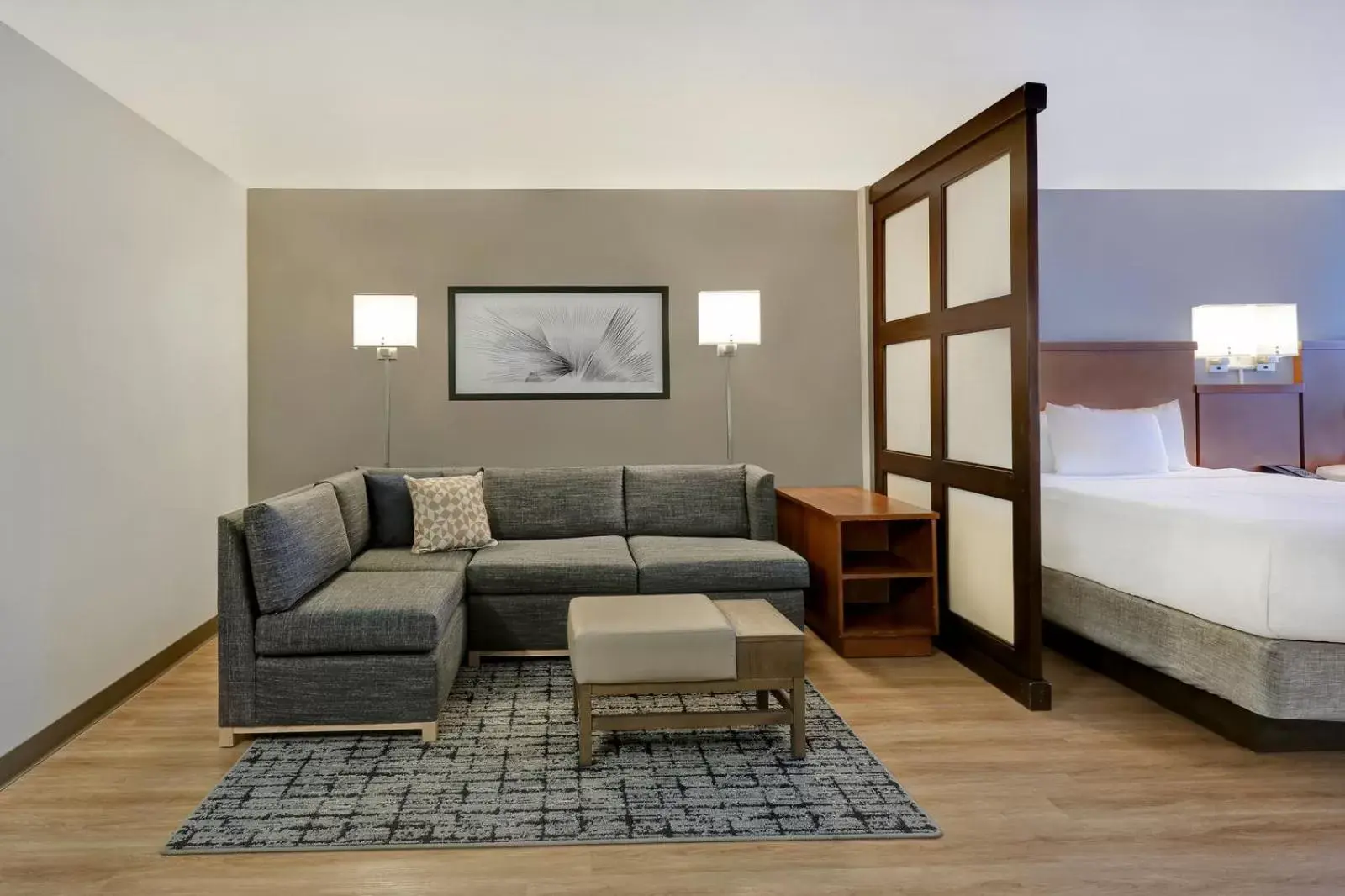 Queen Room with Two Queen Beds and Sofa Bed - High Floor in Hyatt Place San Antonio North Stone Oak Queen Room with Two Queen Beds and Sofa Bed - High Floor in Hyatt Place San Antonio North Stone Oak