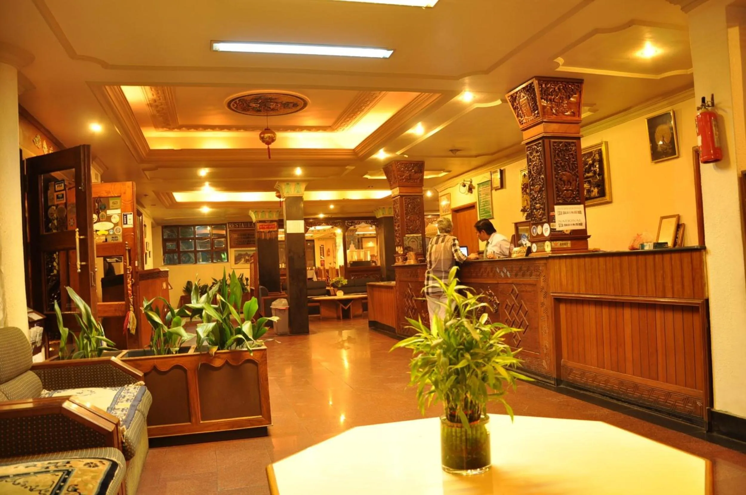 Lobby or reception in Tibet Guest House